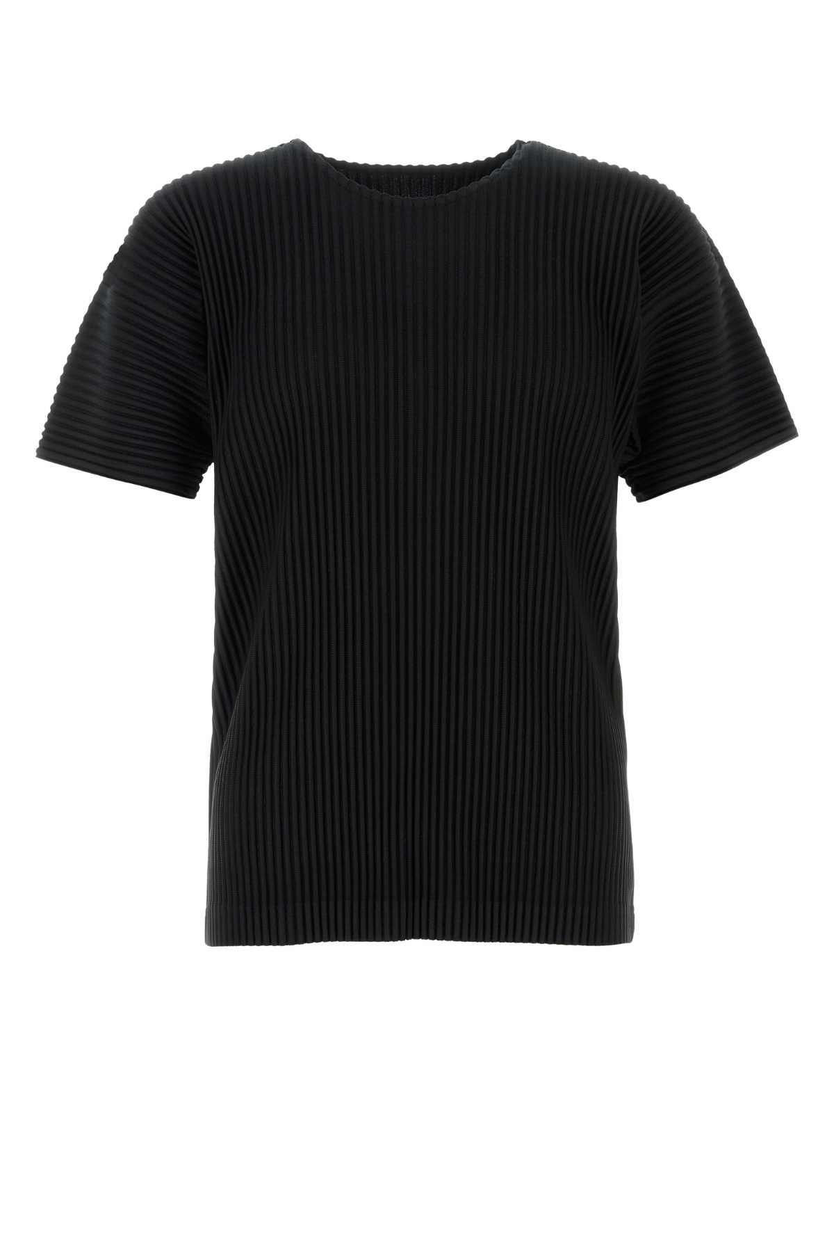 ISSEY MIYAKE BLACK POLYESTER T-SHIRT 