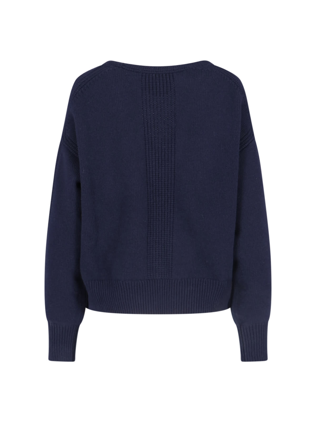 Shop Sa Su Phi V-neck Sweater In Blue