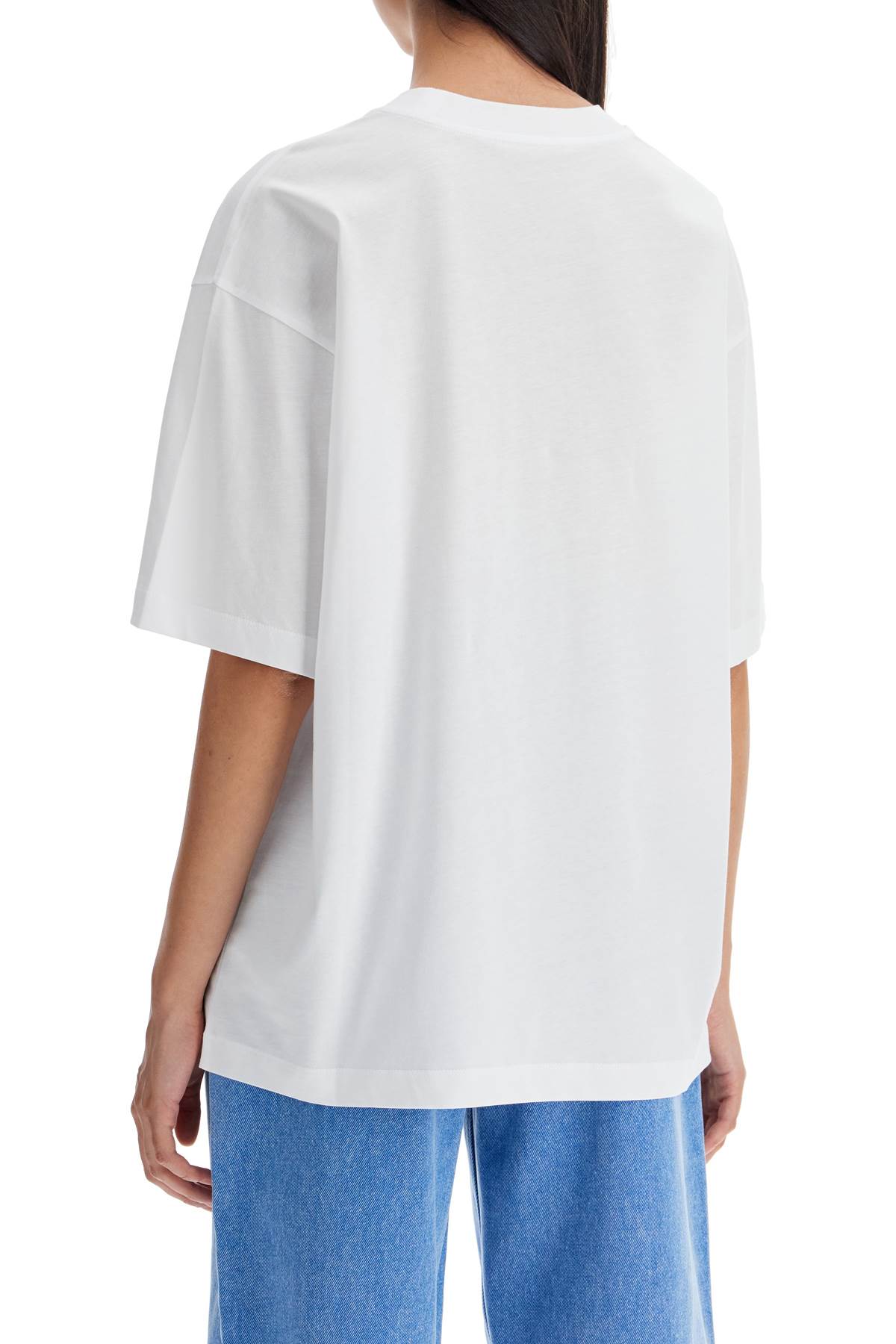 Marni Oversized Logo T In White