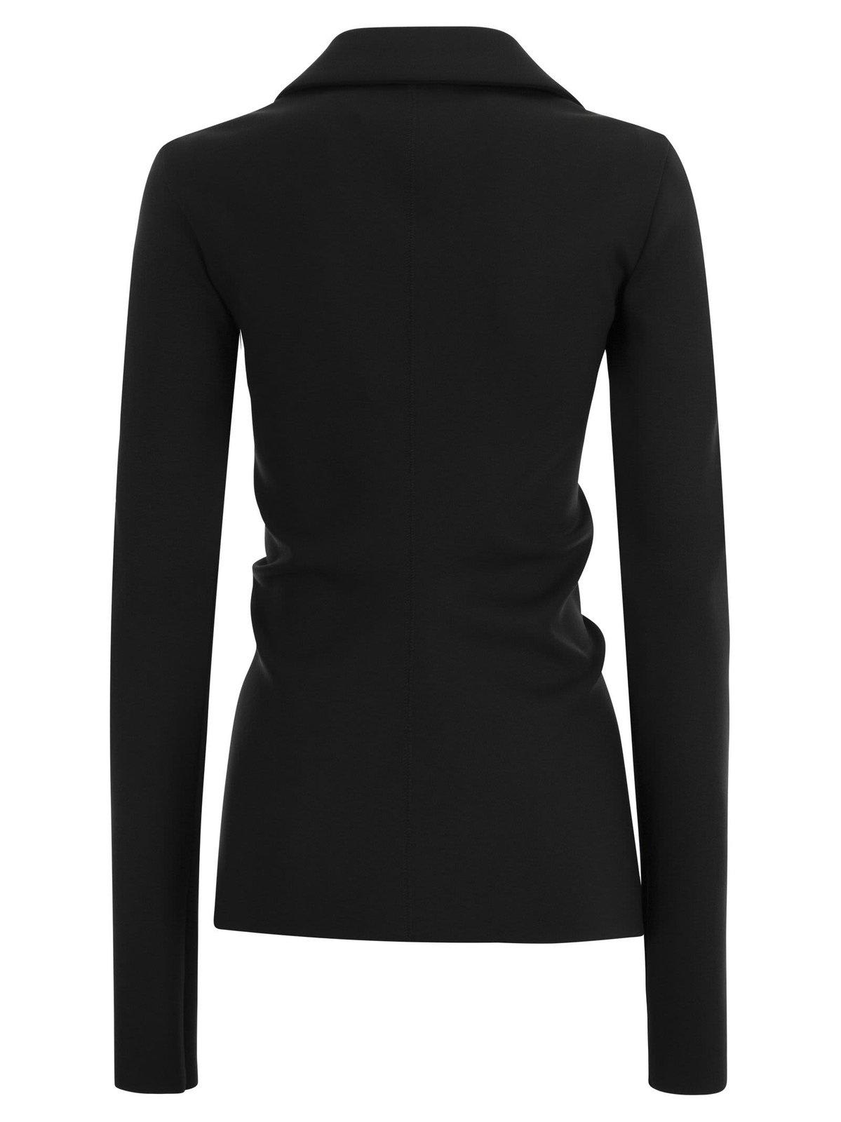 Shop Sportmax Single-breasted Blazer In Black