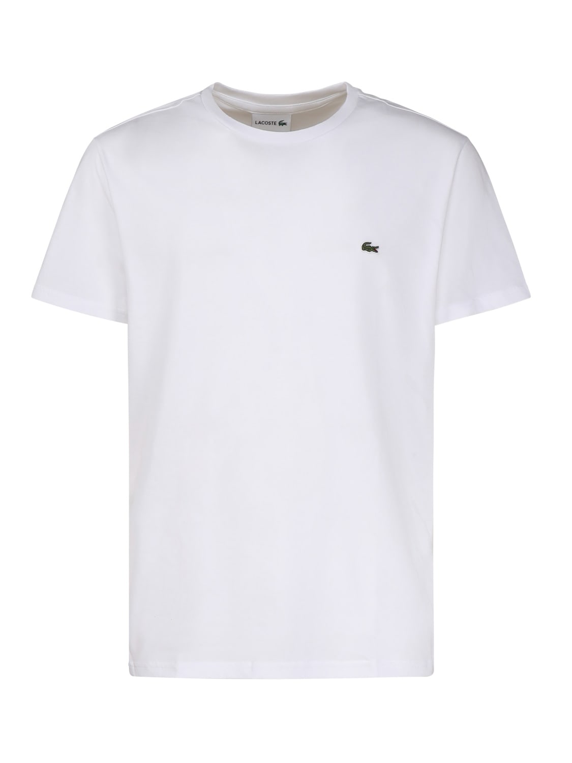 Shop Lacoste T-shirt Polo Classic  In White