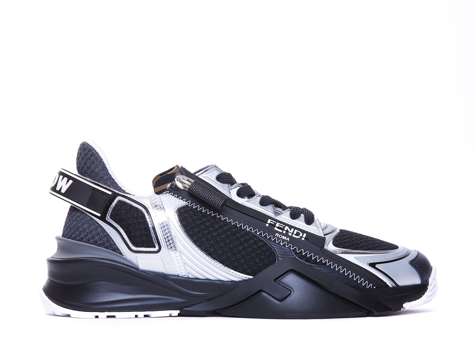 Fendi Flow Sneakers In Black