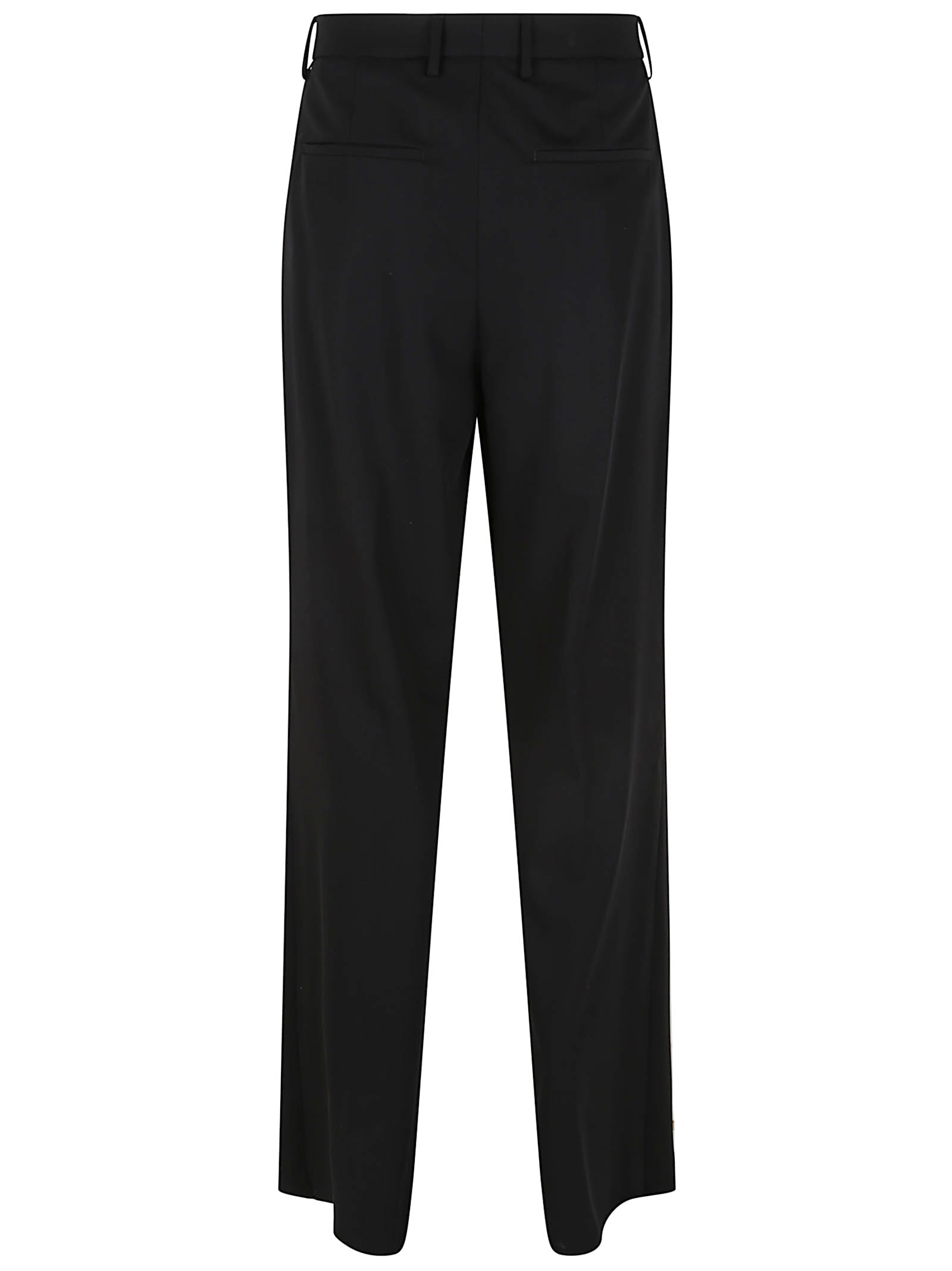 Lardini Trousers With Pleated Front And Belt Loops