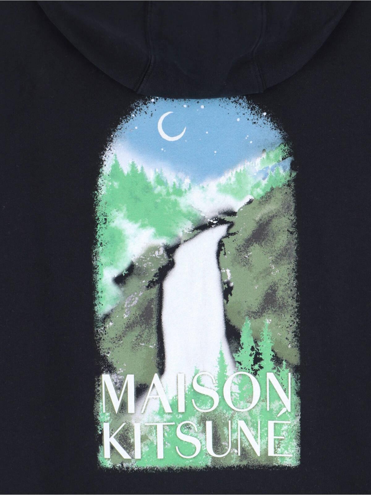 Maison Kitsuné waterfall Hoodie