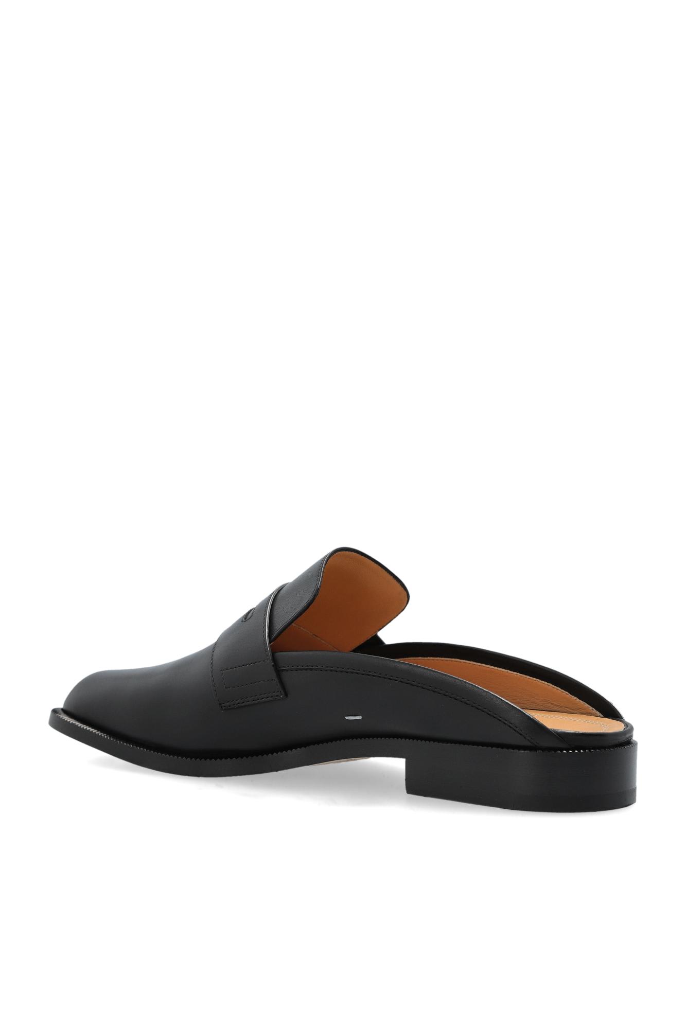 Maison Margiela Black Tabi City Loafer Mules In Black