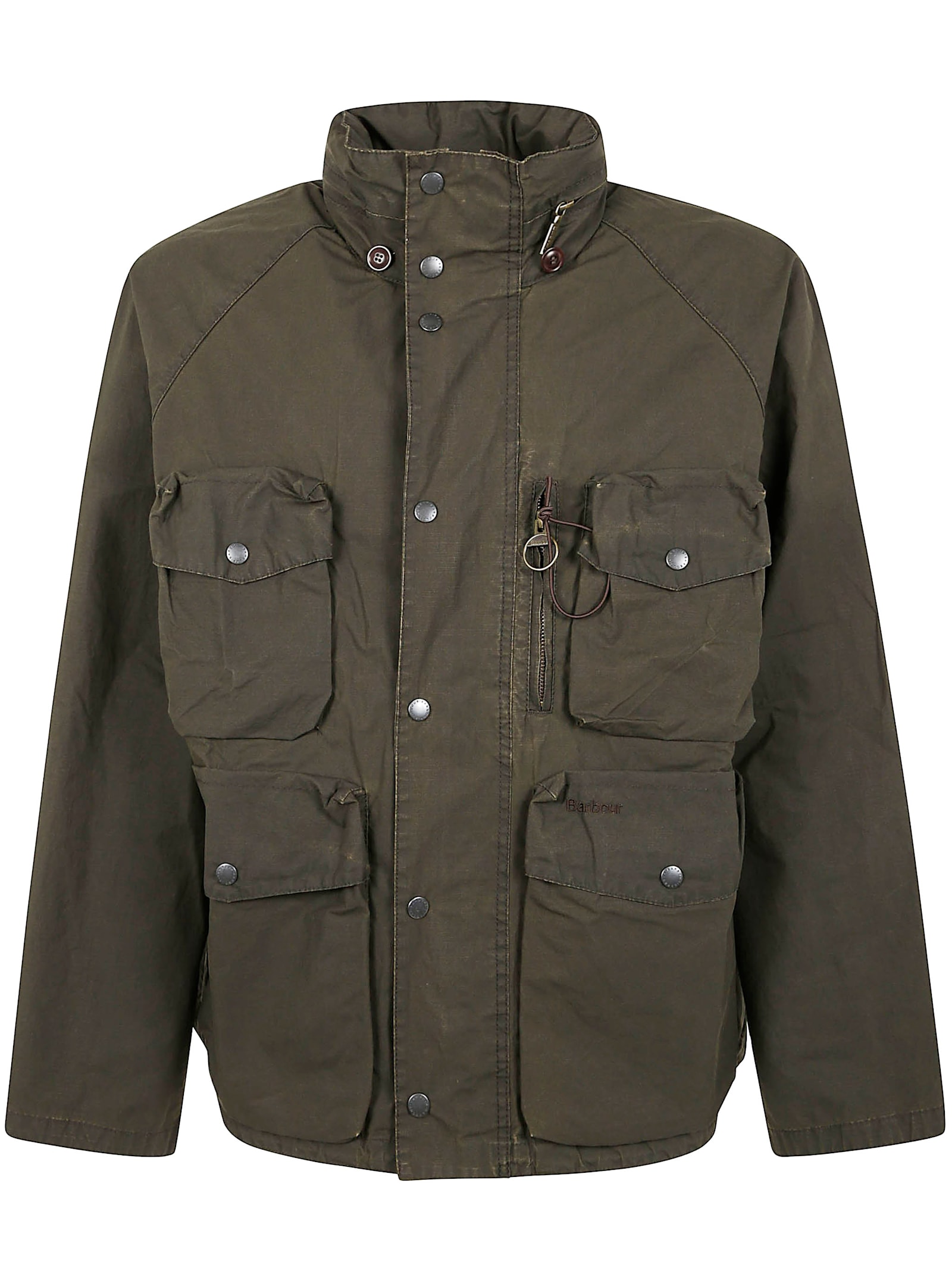 Shop Barbour Westmorland Showerproof Jacket In Pigment Green Breen