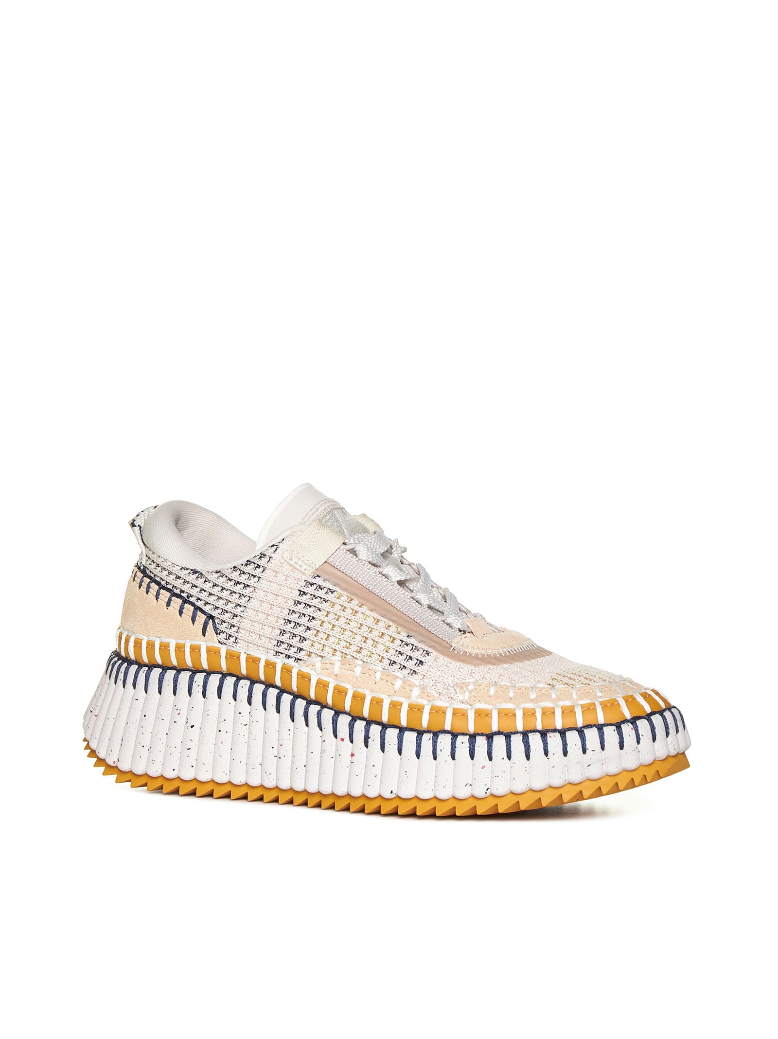 Shop Chloé Sneakers In Biscotti Beige