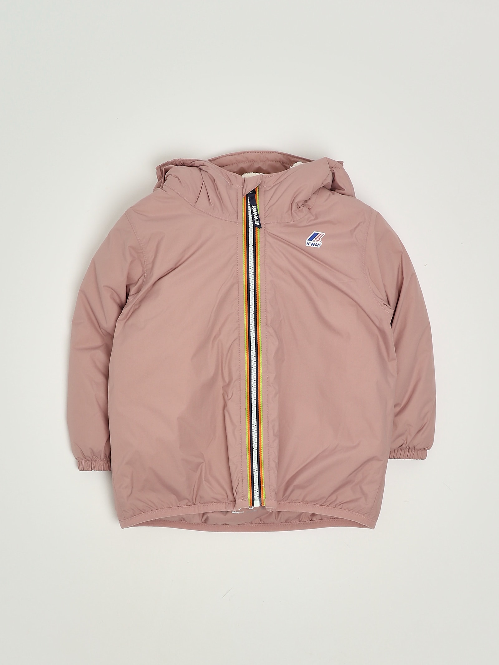 K-way Le Vrai Claudine Orsetto Jacket In Pink
