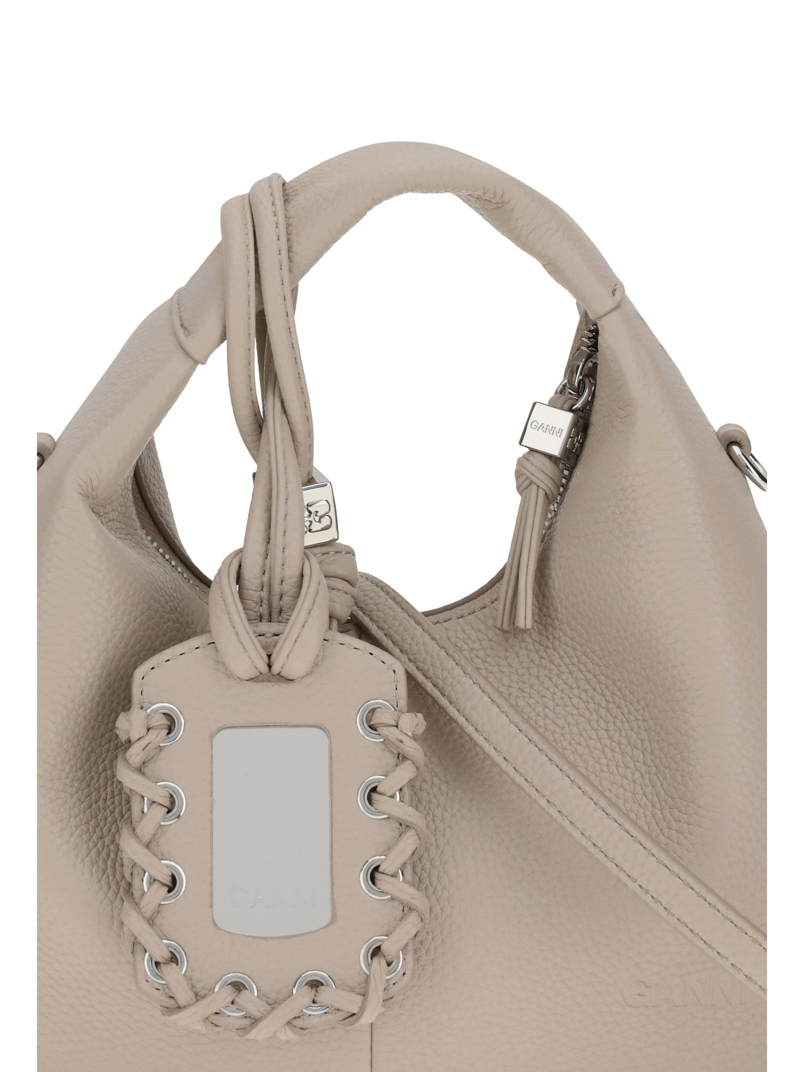 Ganni Hobo Mini Grained