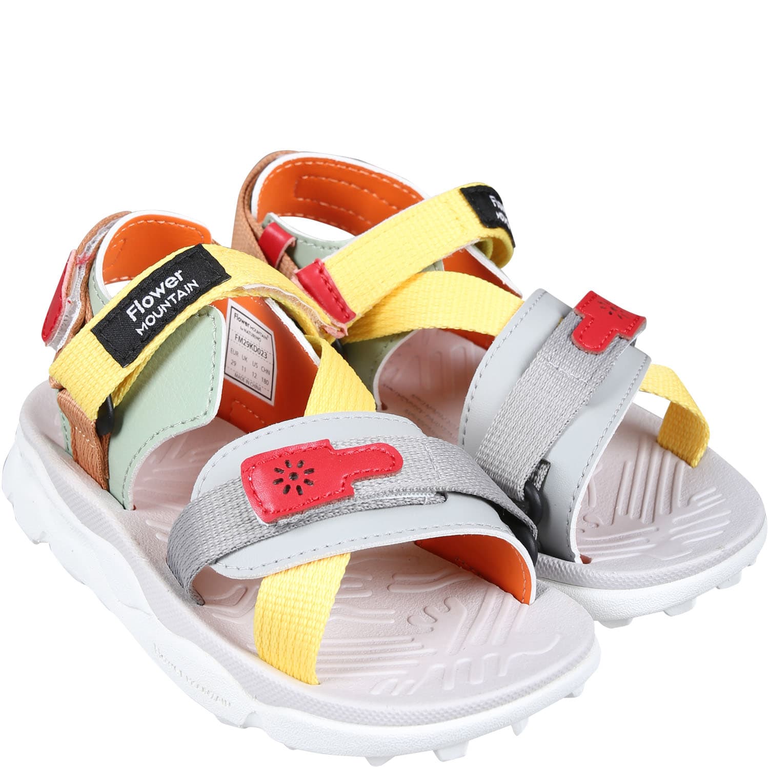 Shop Flower Mountain Multicolor Nazca Sandals For Boy With Logo