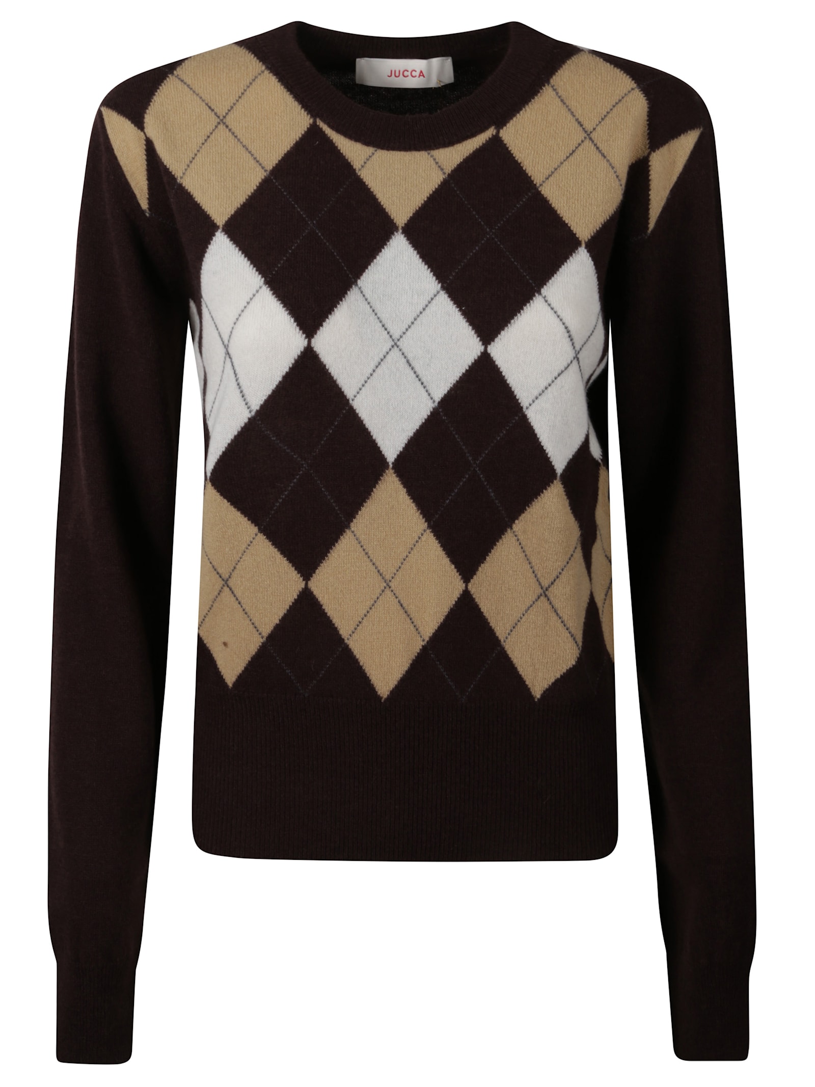 Jucca Jumper With Ballantyne Pattern In Brown