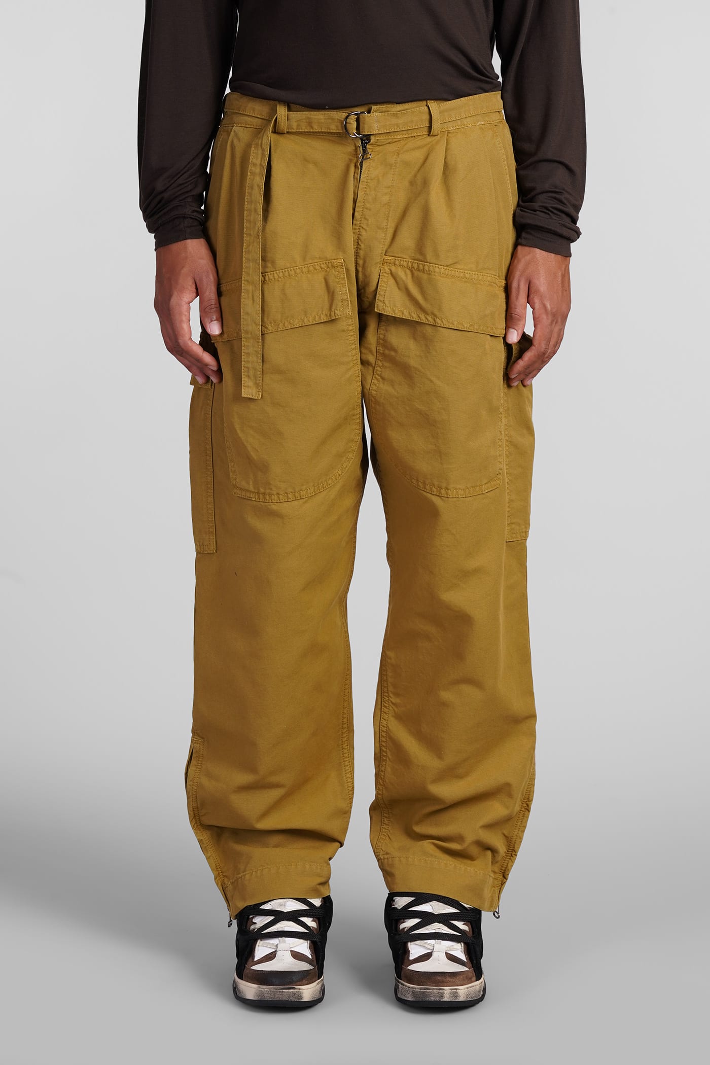 Buz Pants In Beige Cotton