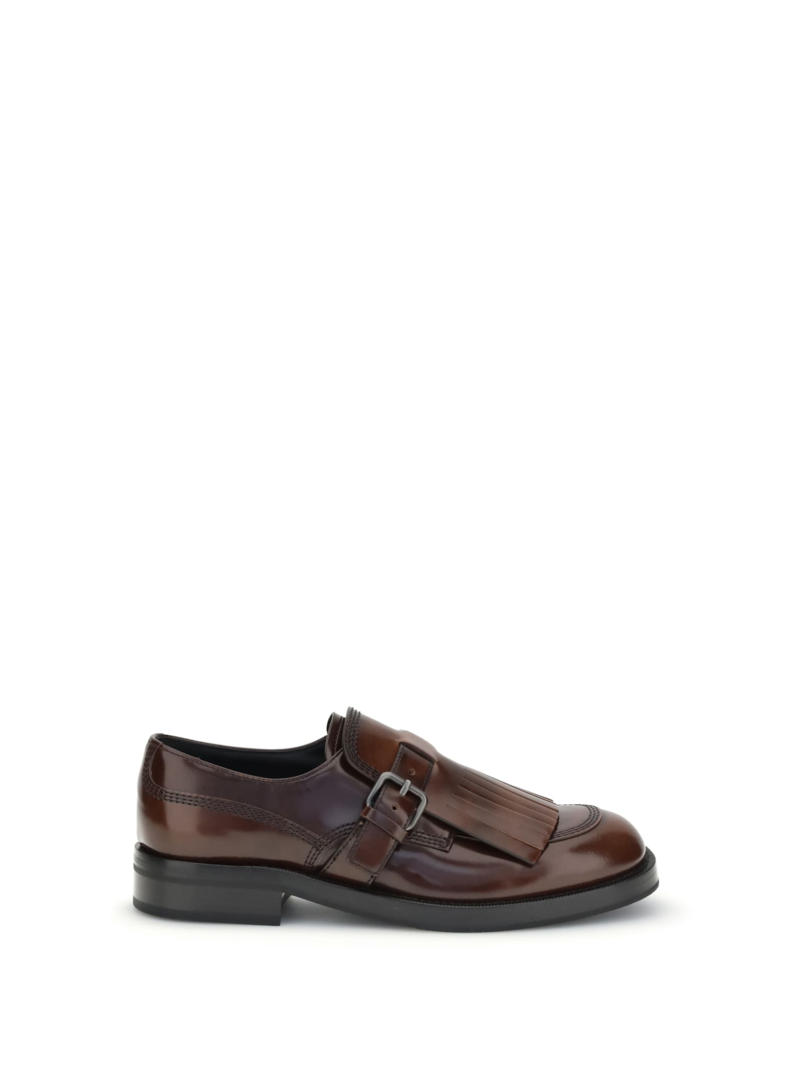 Lace Up Shoes With Fringes