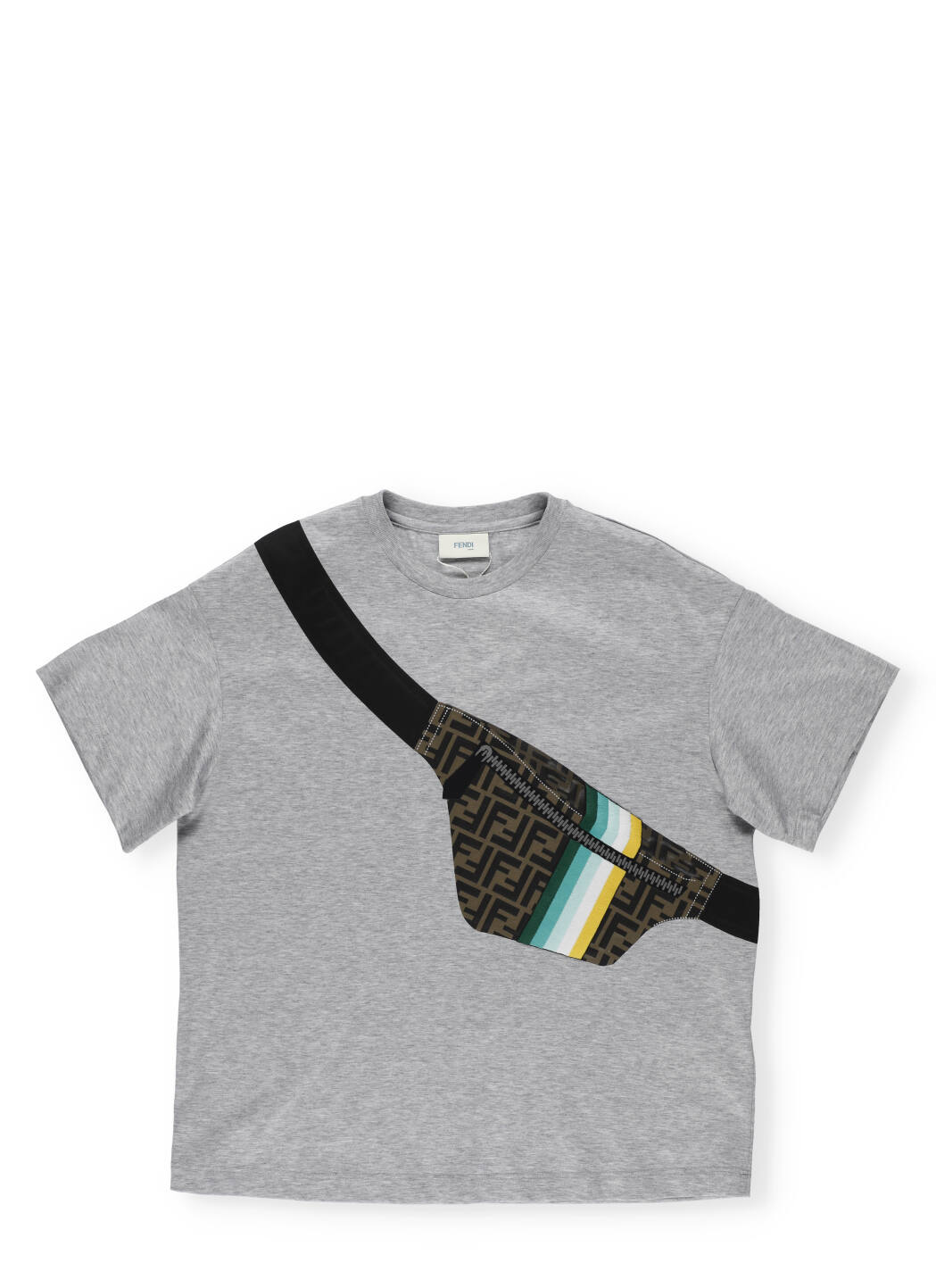 Fendi T-shirt With Beltbag Print