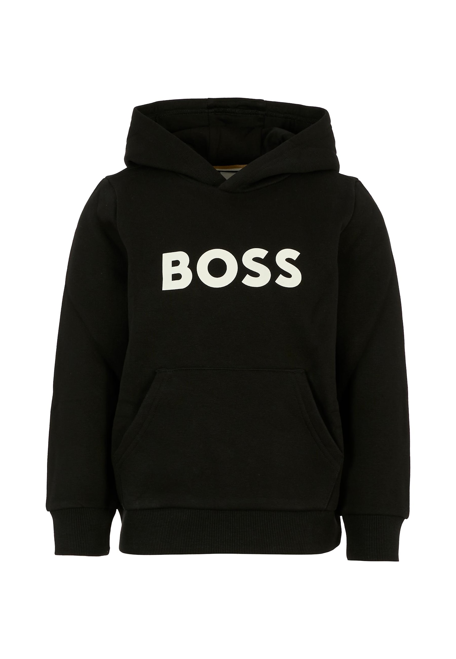 Hugo Boss Boss Kids' Logo Graphic Hoodie In Black
