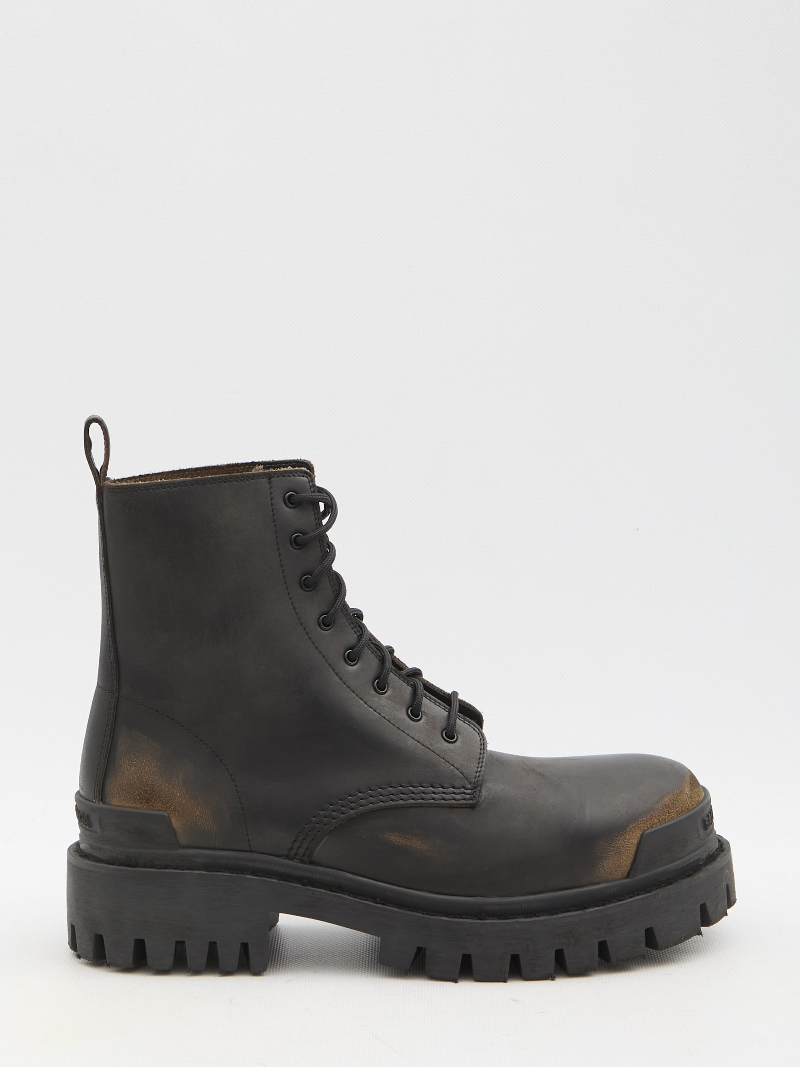 Shop Balenciaga Strike Boots In Black