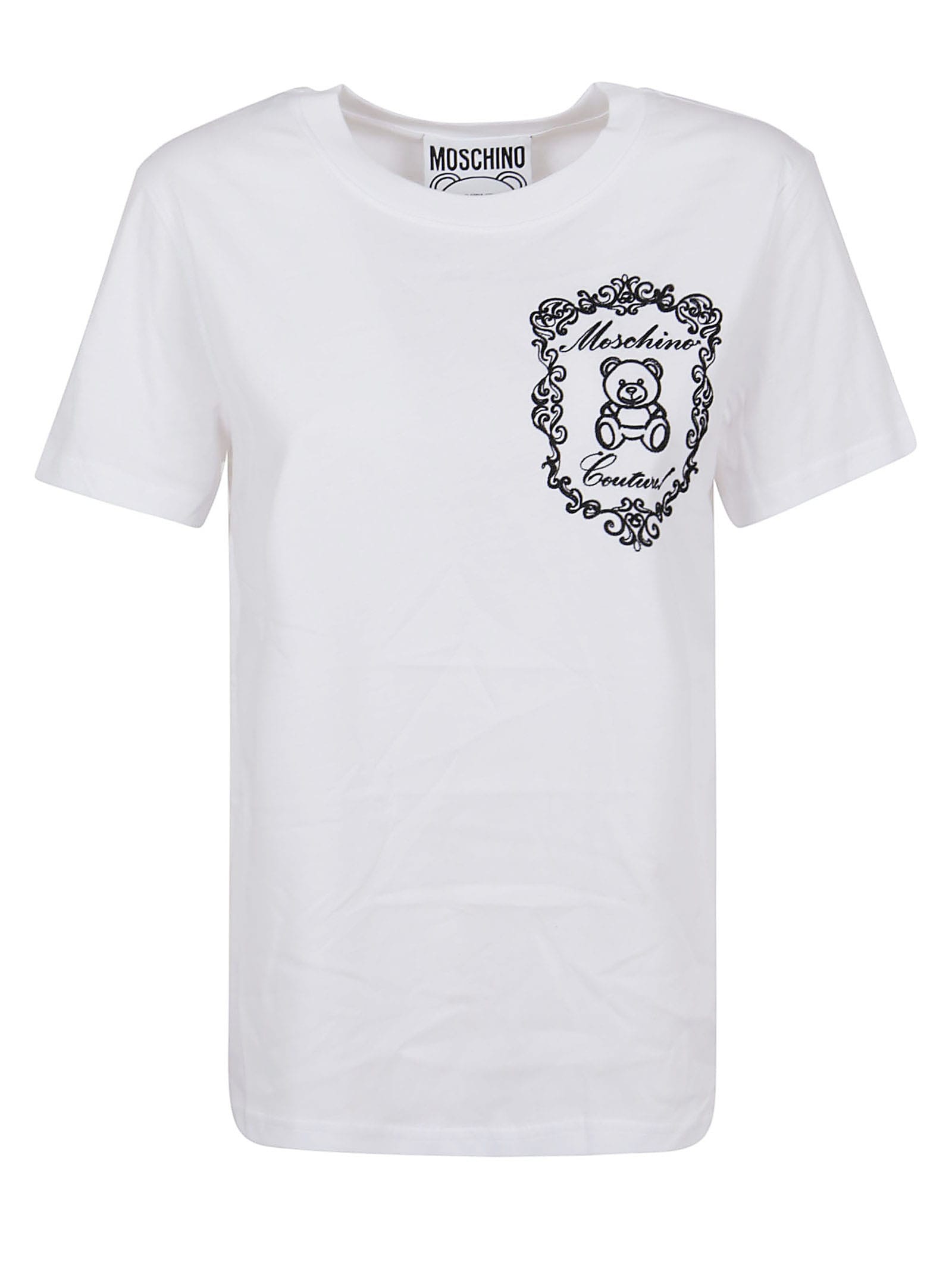 Moschino Cord Embroidery Teddy Bear T-shirt