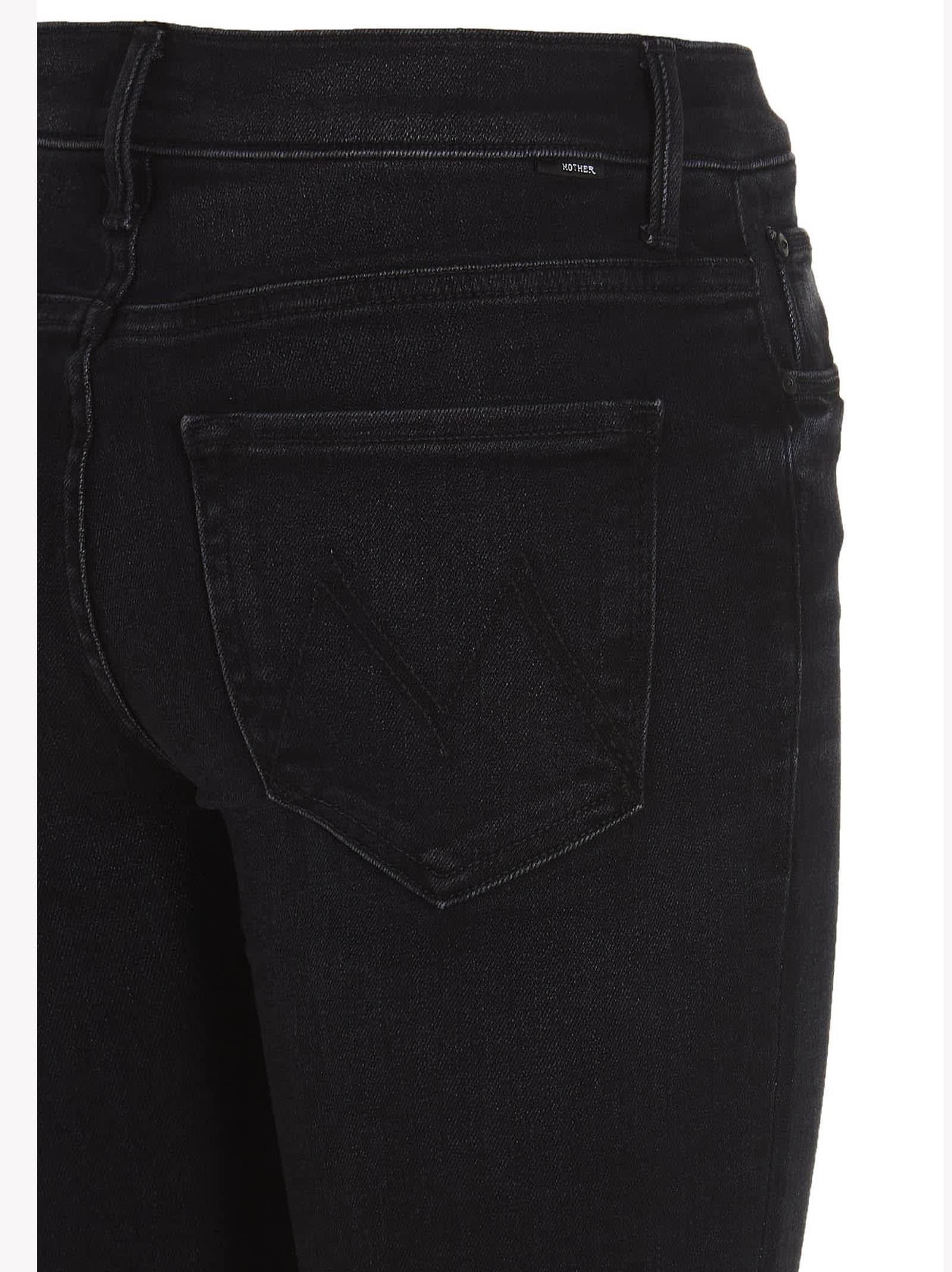 Shop Mother The Weekender Jeans In Black