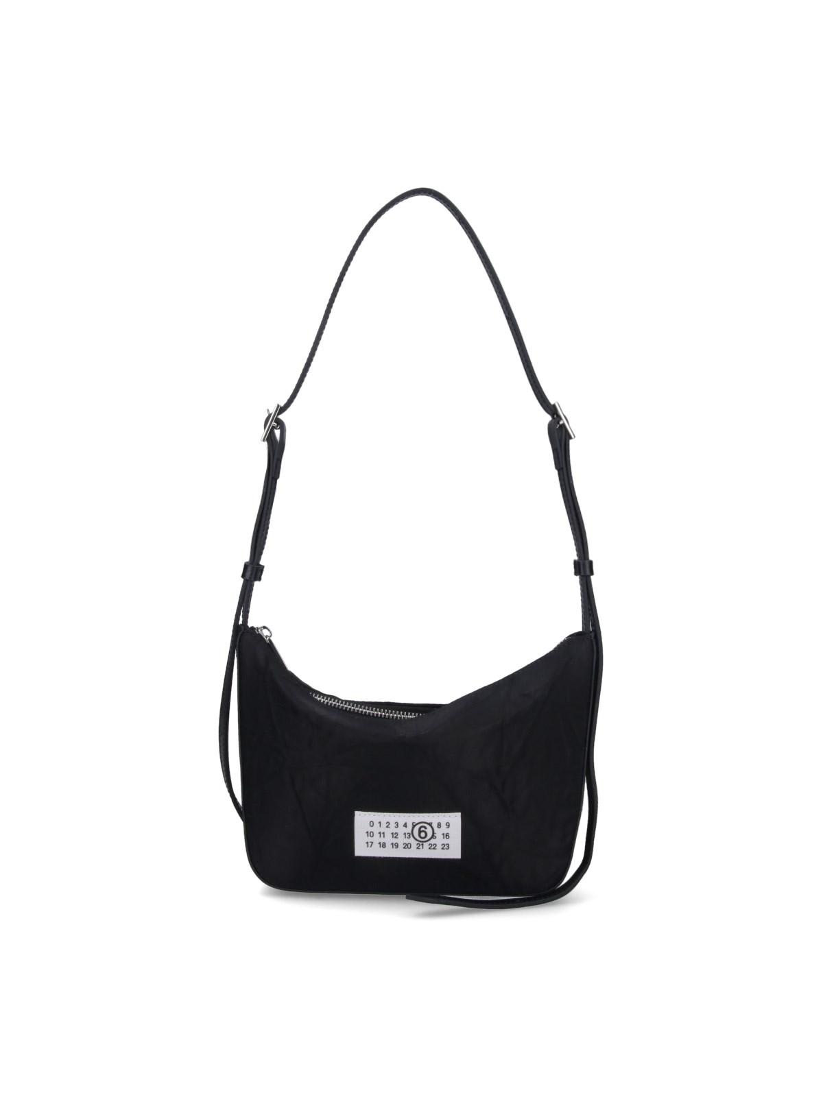 Shop Mm6 Maison Margiela Crossbody Bag In Black