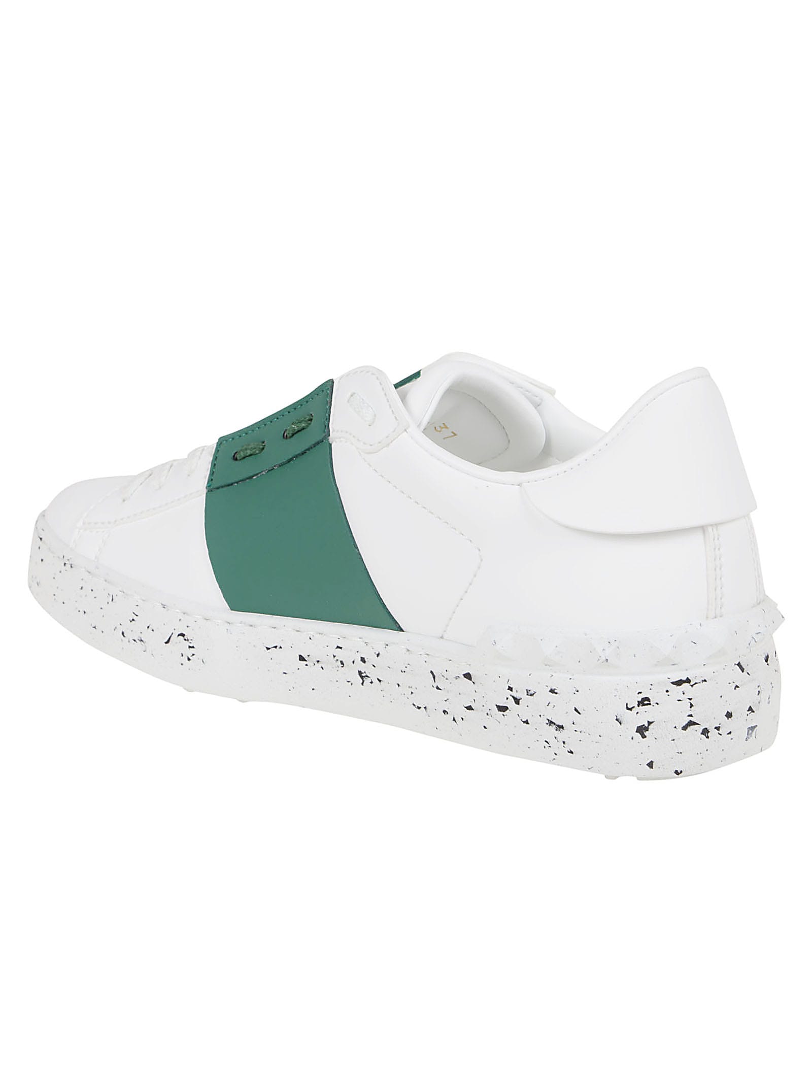 Valentino Garavani Sneaker Open For A Change In Materiale Biobased In Bianco Fir Bianco Nero