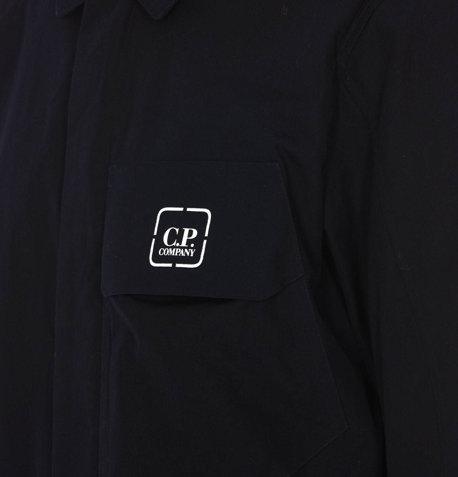 Shop C.p. Company Metropolis Series Shirt In Navy
