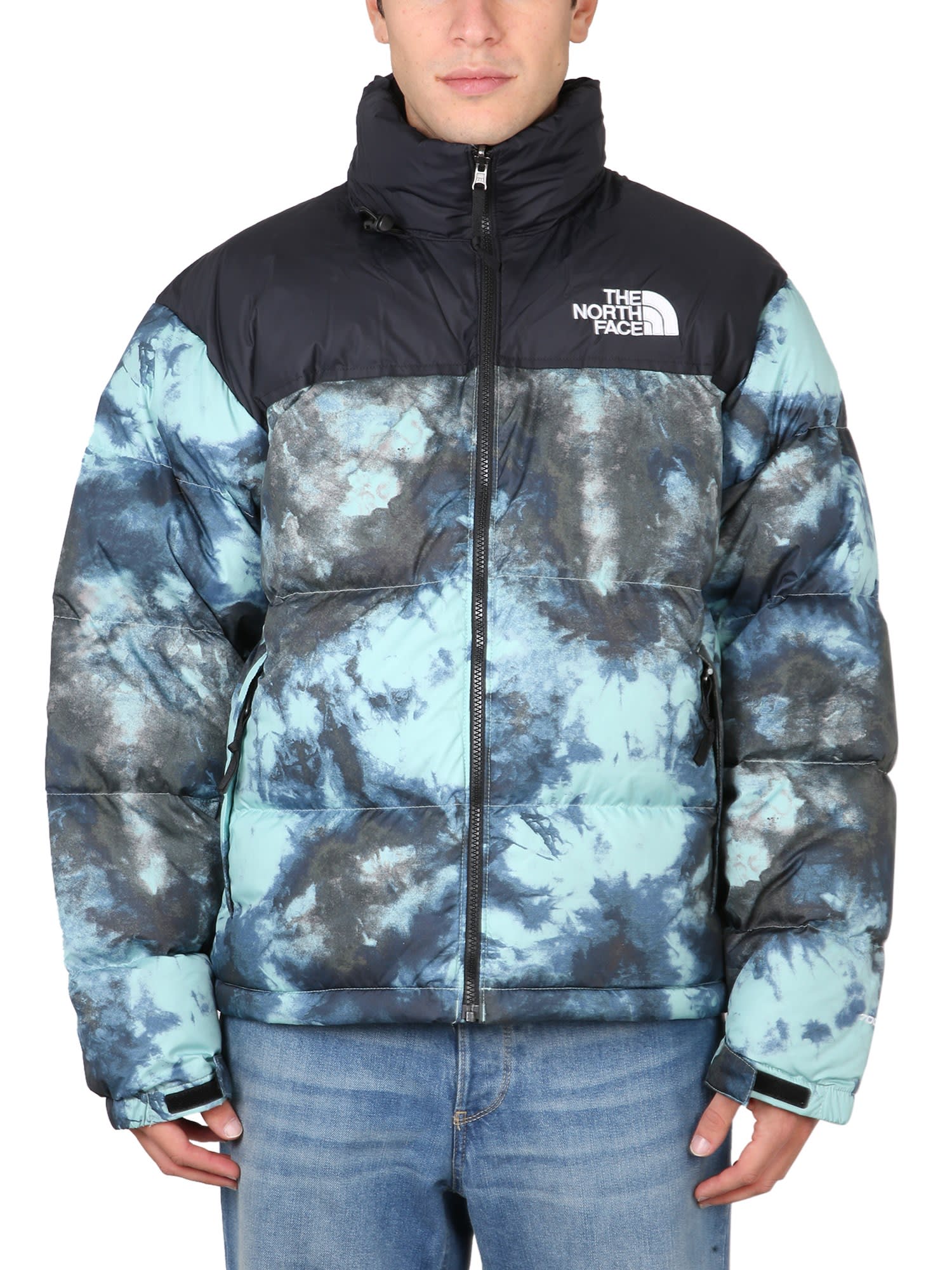 The North Face Down Jacket With Nuptse Back Print