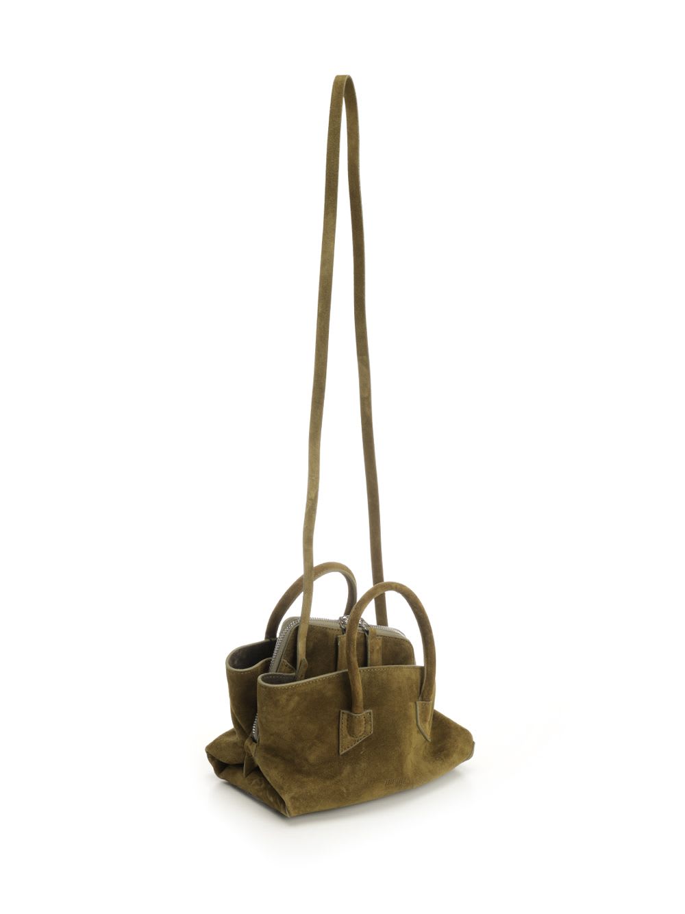 Attico La Passeggiata Mini Shoulder Bag In Green