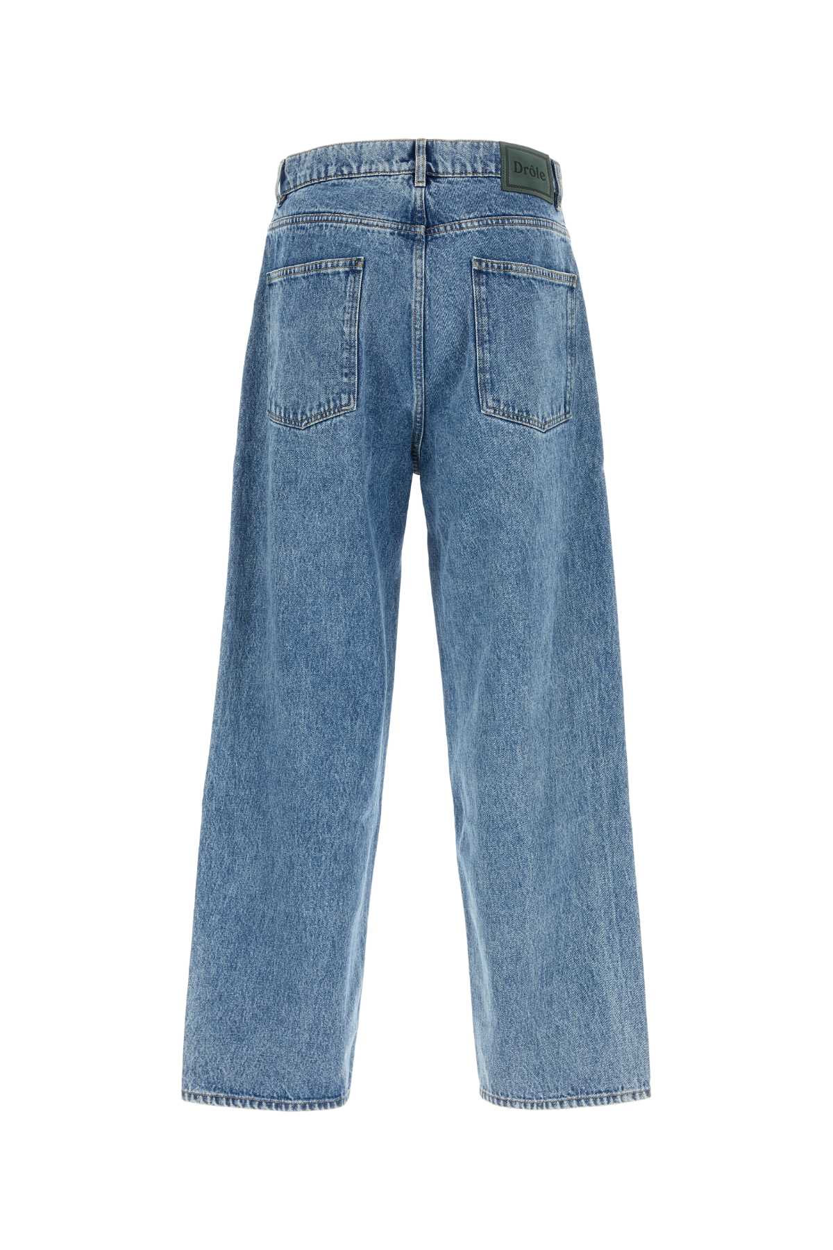 Shop Drôle De Monsieur Denim Wide-leg Jeans In Blue