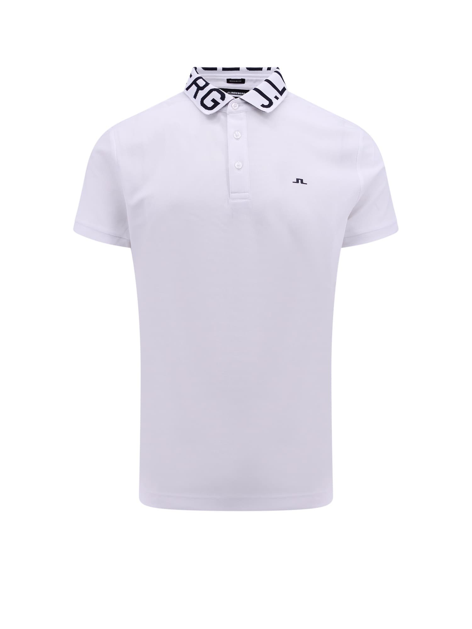 Shop J. Lindeberg Gus Polo Shirt In White