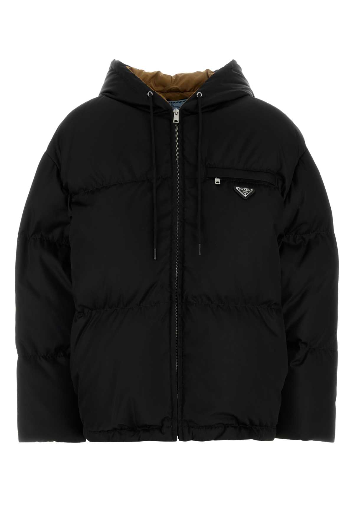 Prada Black Re-nylon Down Jacket