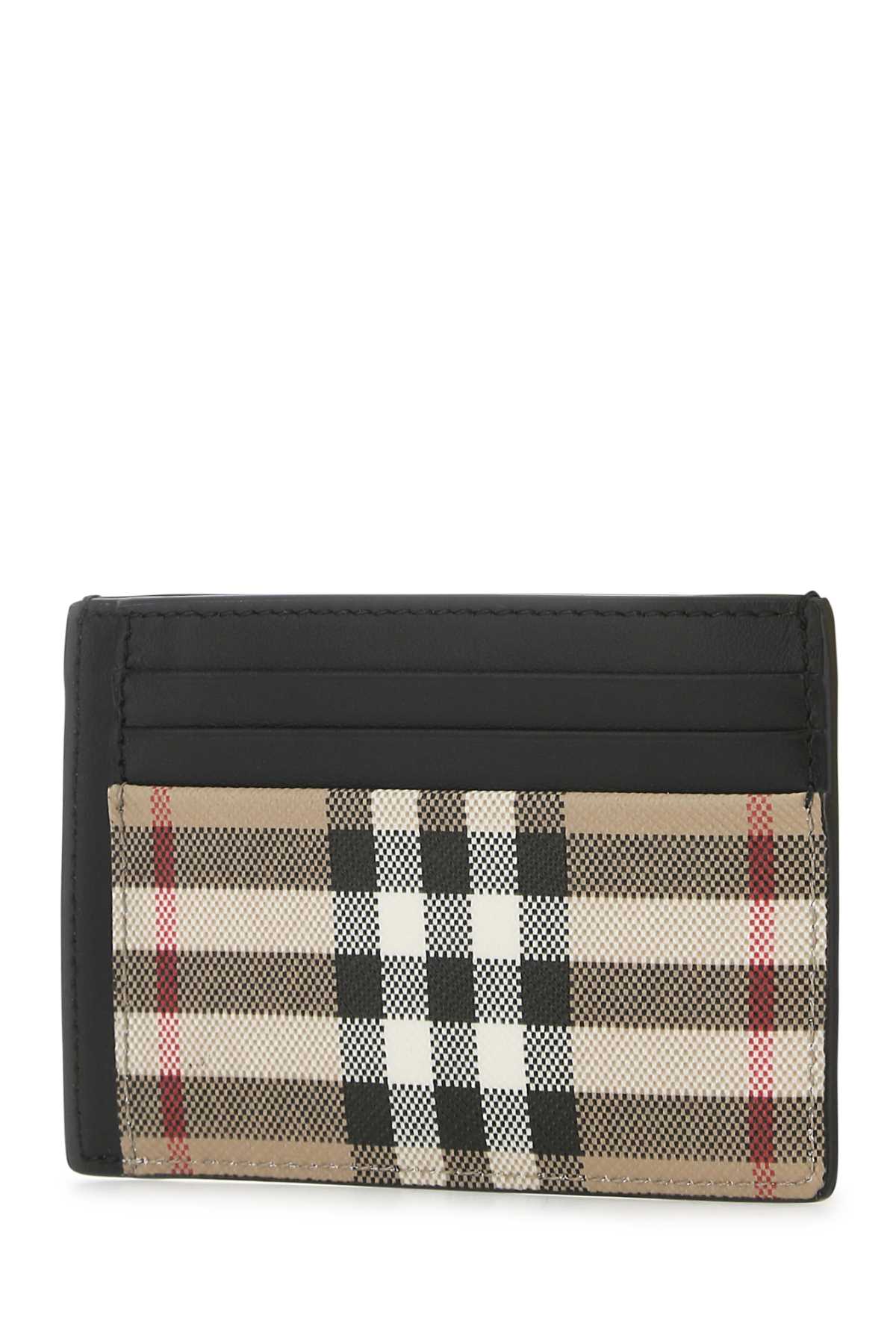 Shop Burberry Printed E-canvas Card Holder In A7026
