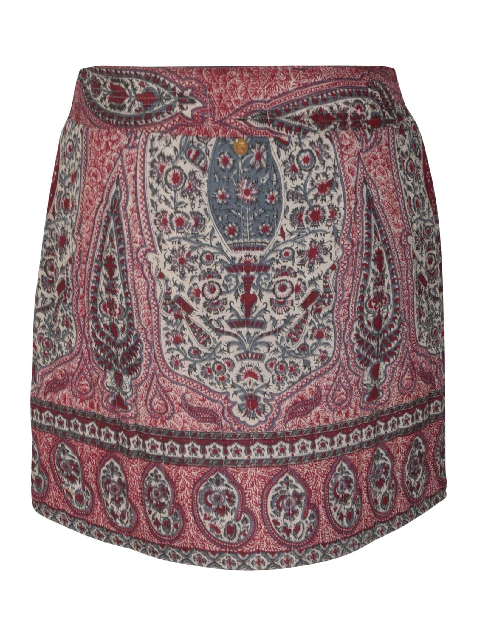 Shop Antik Batik Tajar Skirt In Red