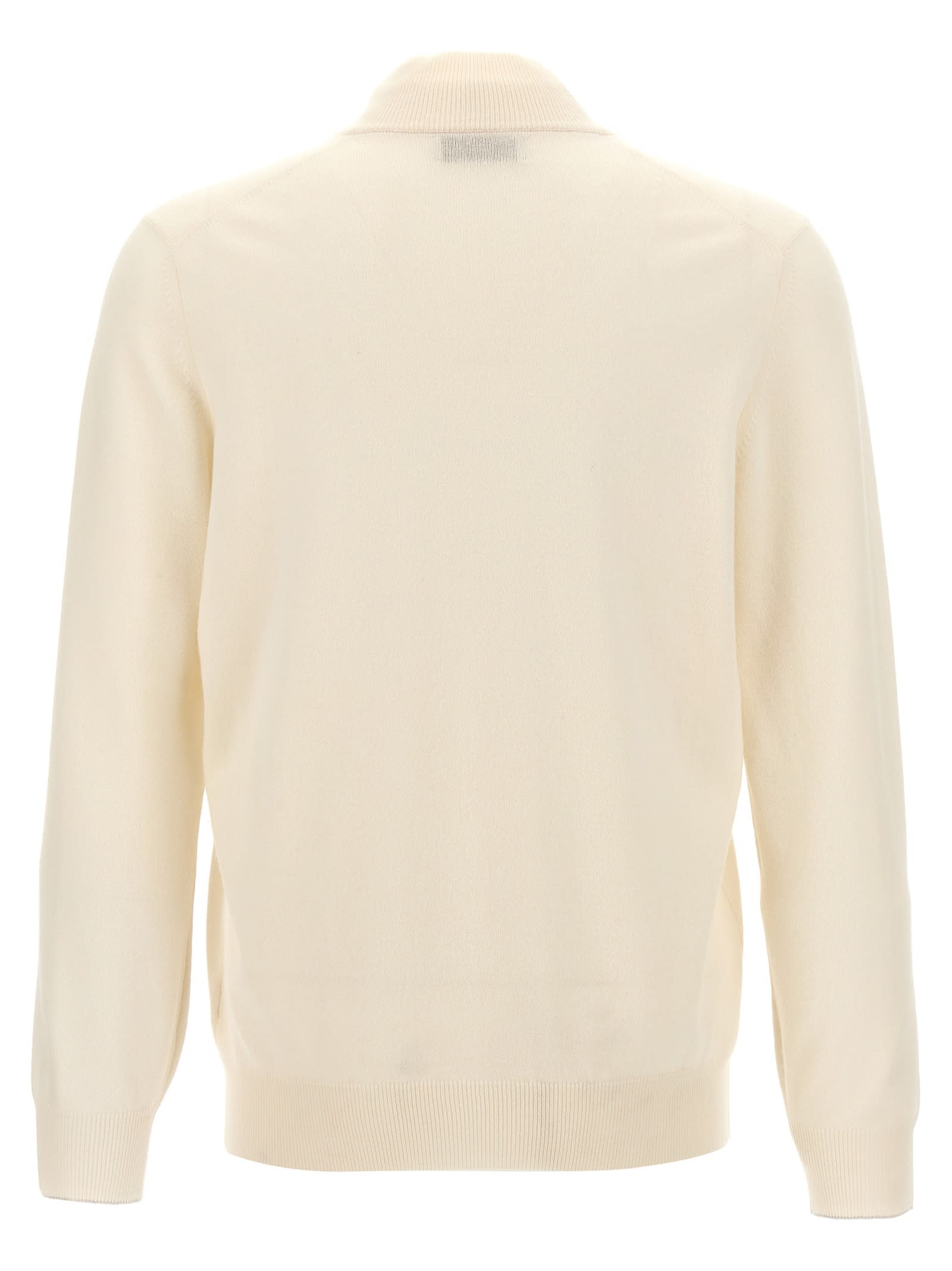 Brunello Cucinelli Cashmere Sweater In White