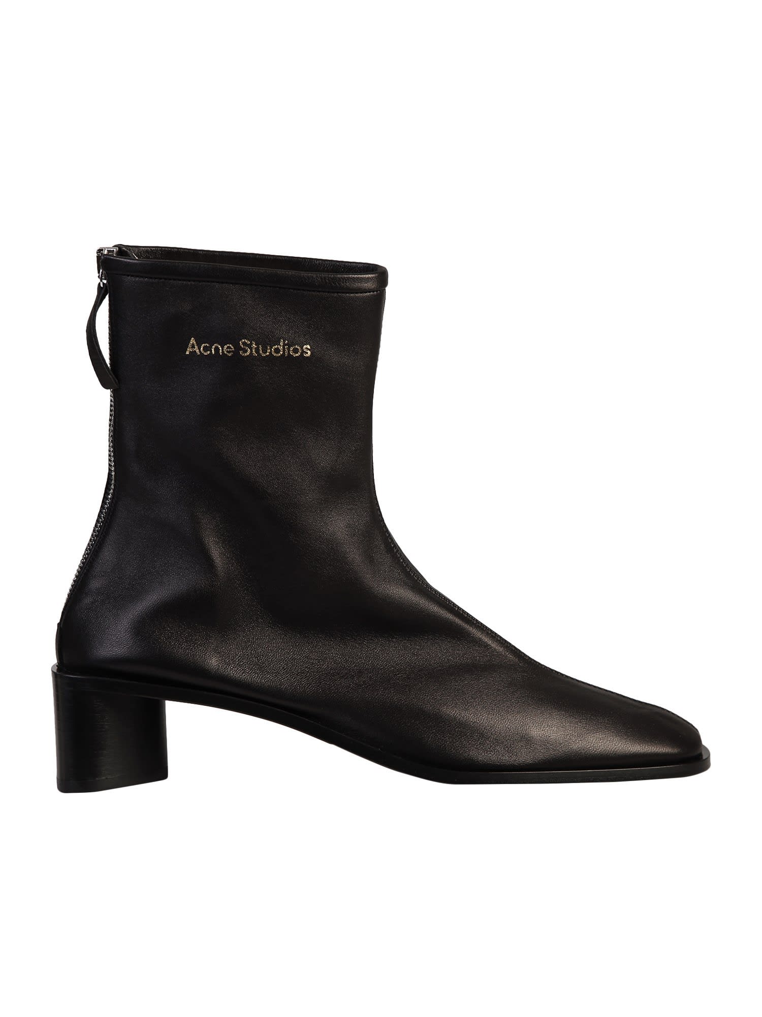 ACNE STUDIOS BRANDED ANKLE BOOTS,11732343