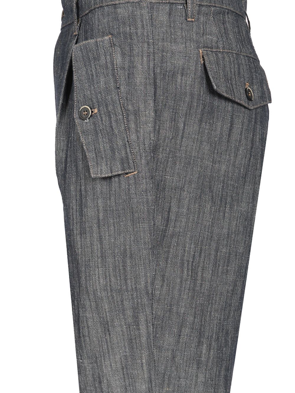 Shop Barena Venezia Lamar Piado Trousers In Blue