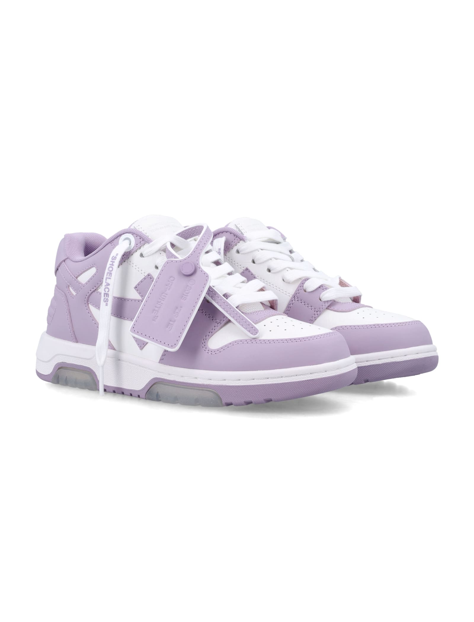 Off-white Out Of Office Womans Sneakers In Purple
