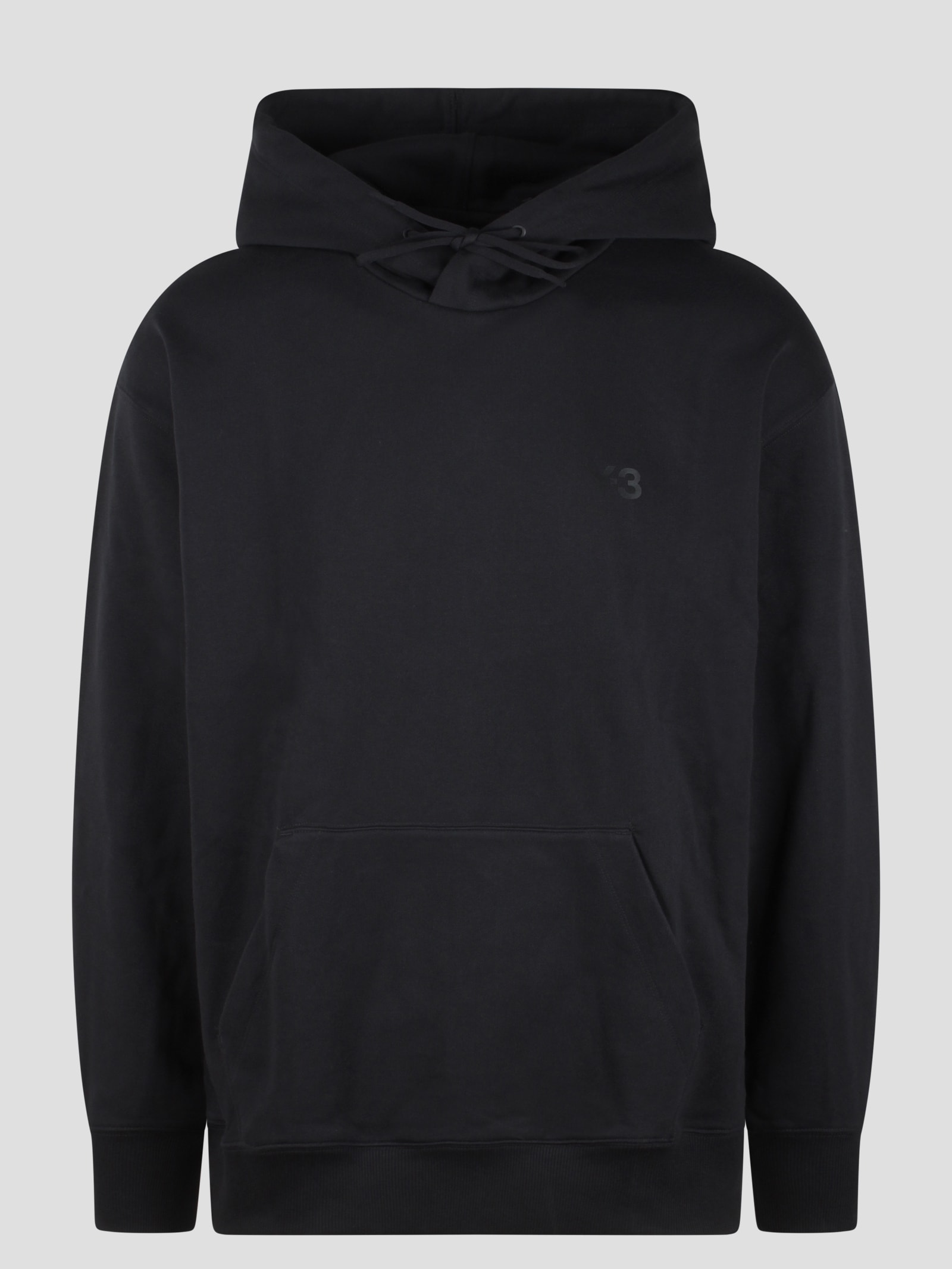 Shop Y-3 French Terry Hoodie In Black