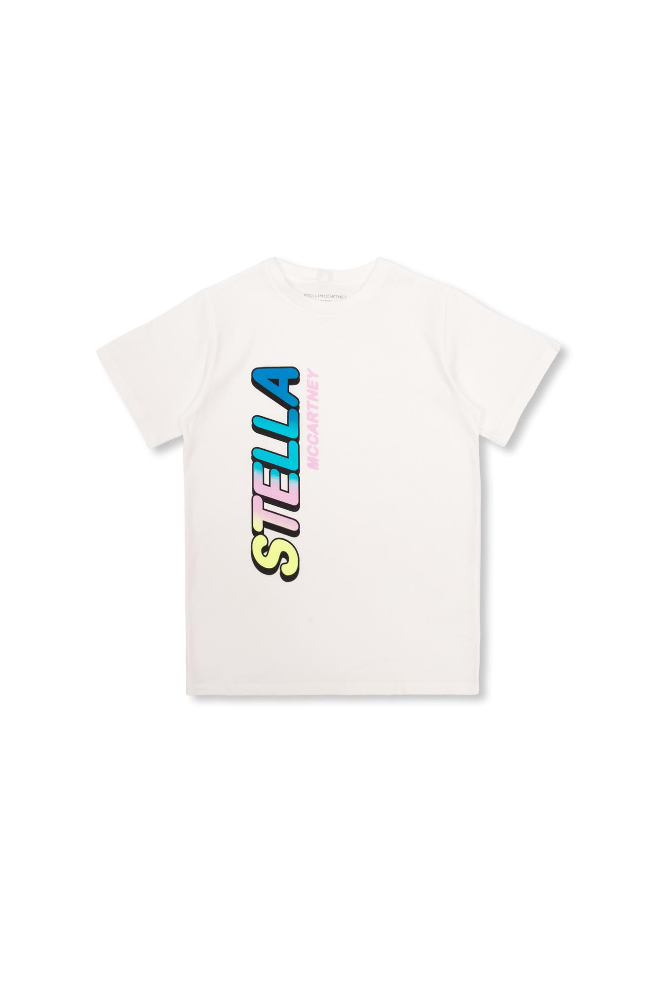 Shop Stella Mccartney Kids T-shirt With Logo In White