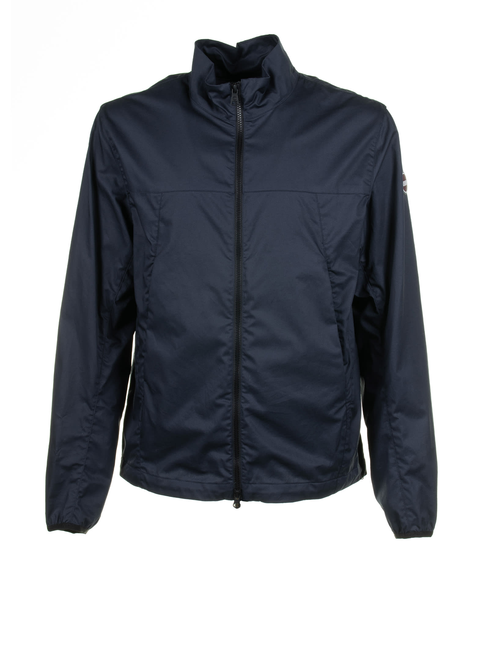 Shop Colmar Blue Cotton Twill Jacket