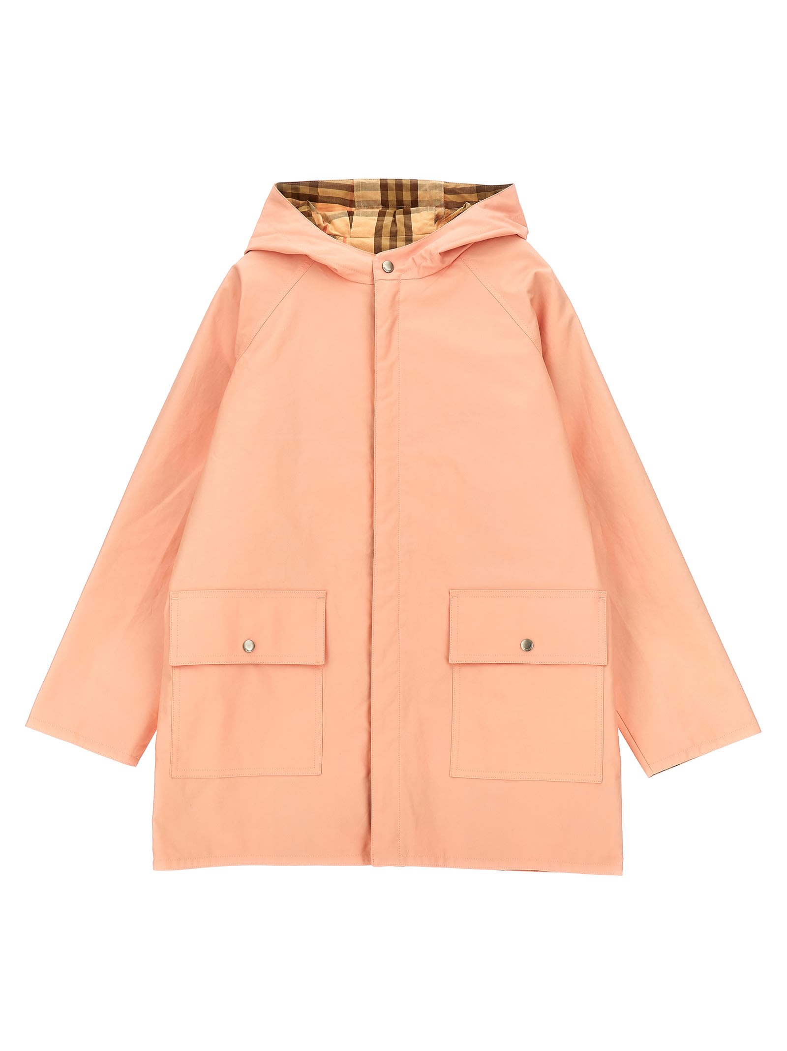 Burberry Emile Reversible Coat In Multicolor