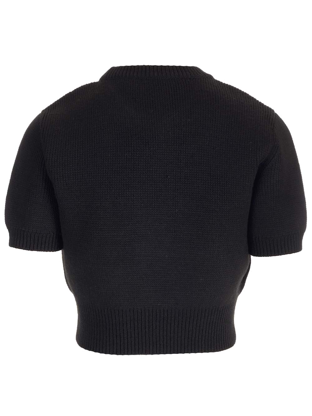 Shop Alexander Wang Knitted T-shirt In Black