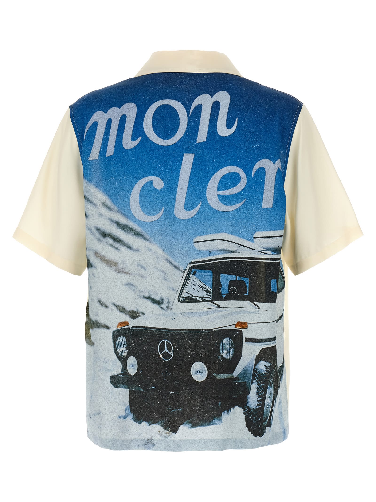 Moncler Genius Moncler X Mercedes-benz By Nigo Print Bowling Shirt