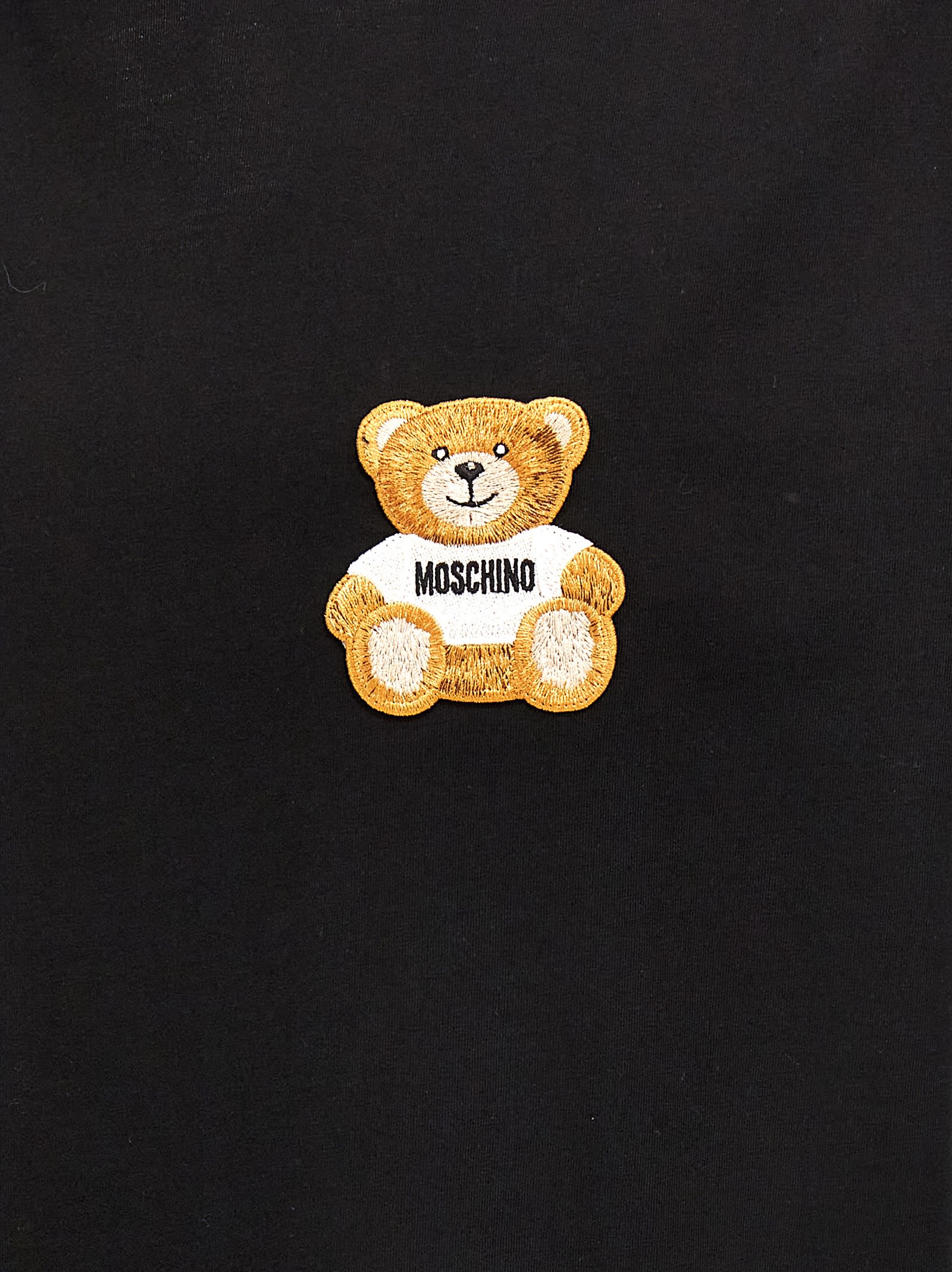 Shop Moschino Teddy T-shirt In Black