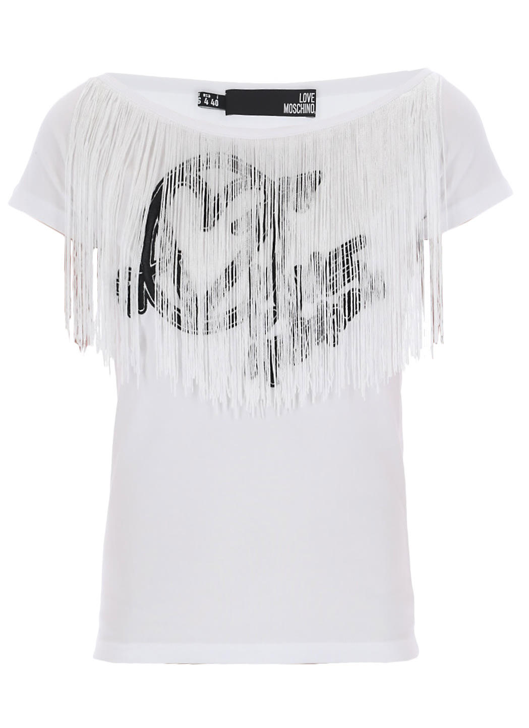 Love Moschino T-shirt With Fringes