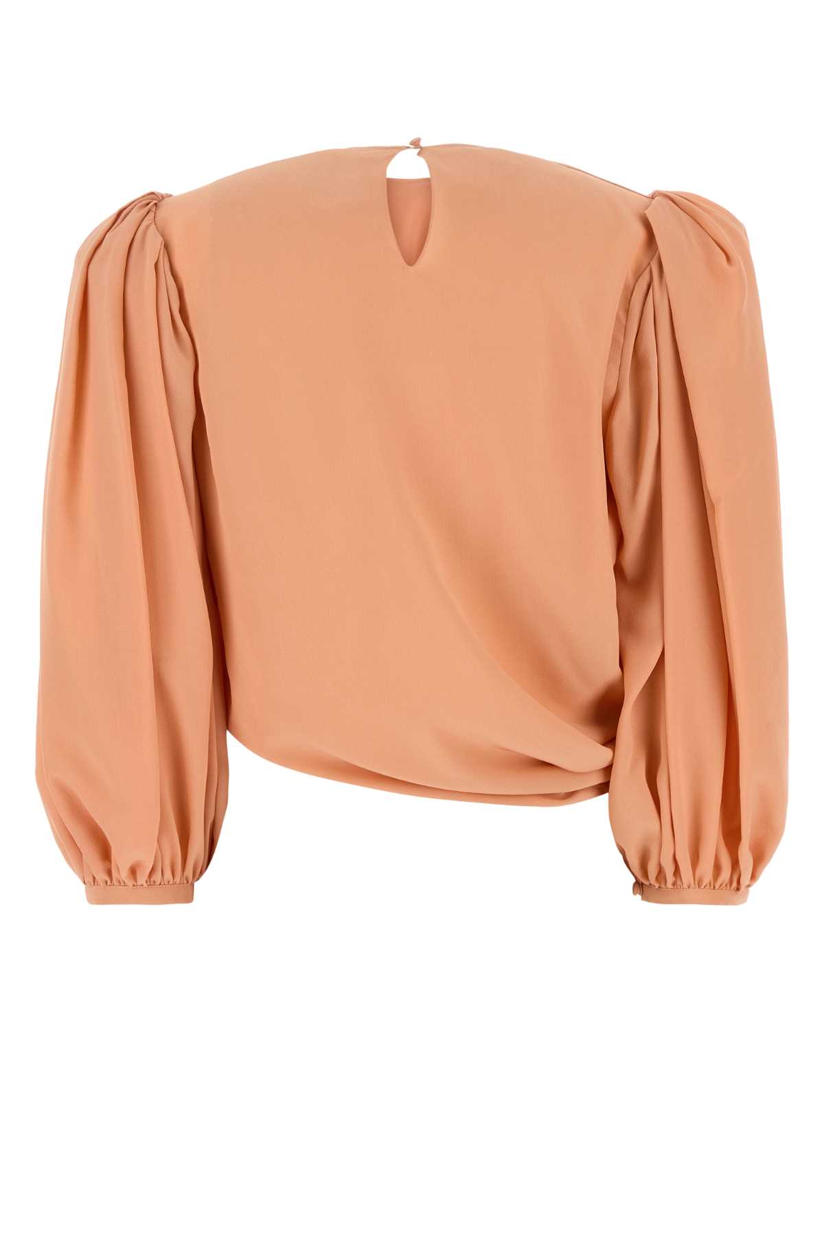 Chloé Short Draped Top In Blushypink