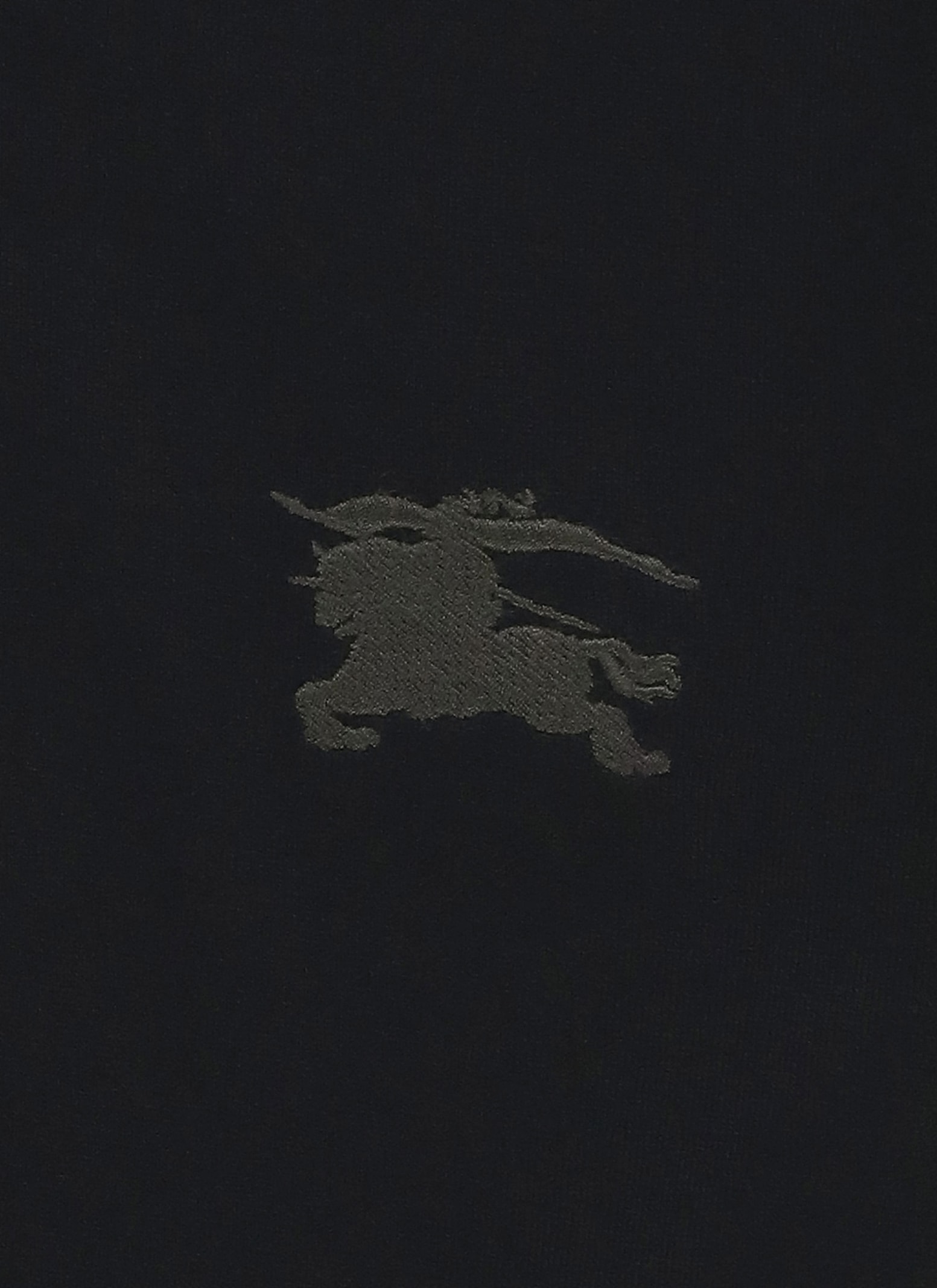 Burberry Boy's Cedar Check Tape Short-sleeve T-shirt In Black