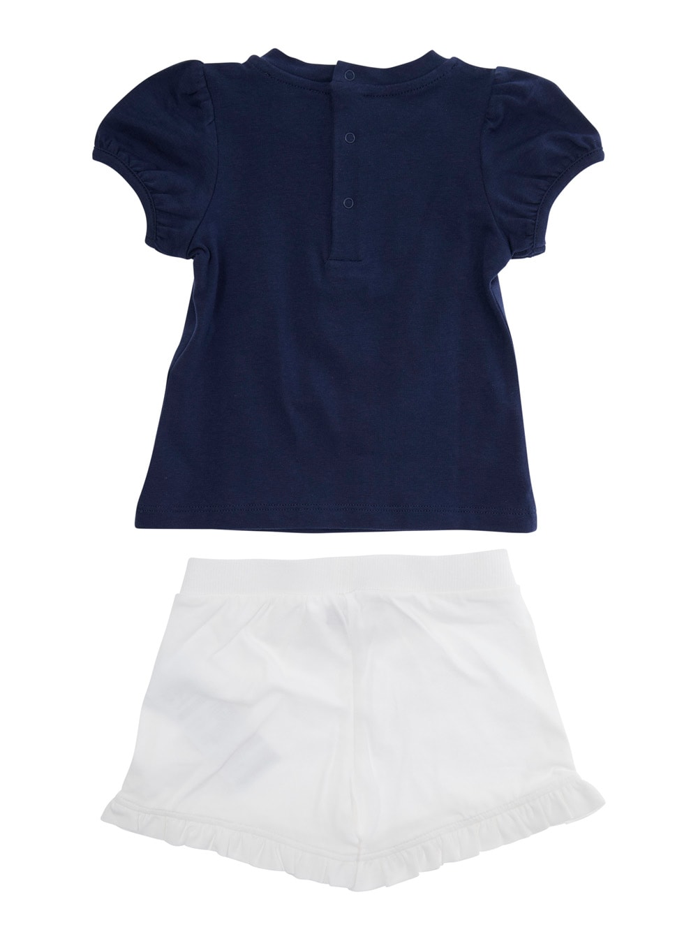 Moschino T-shirt And Shorts Set In Blu