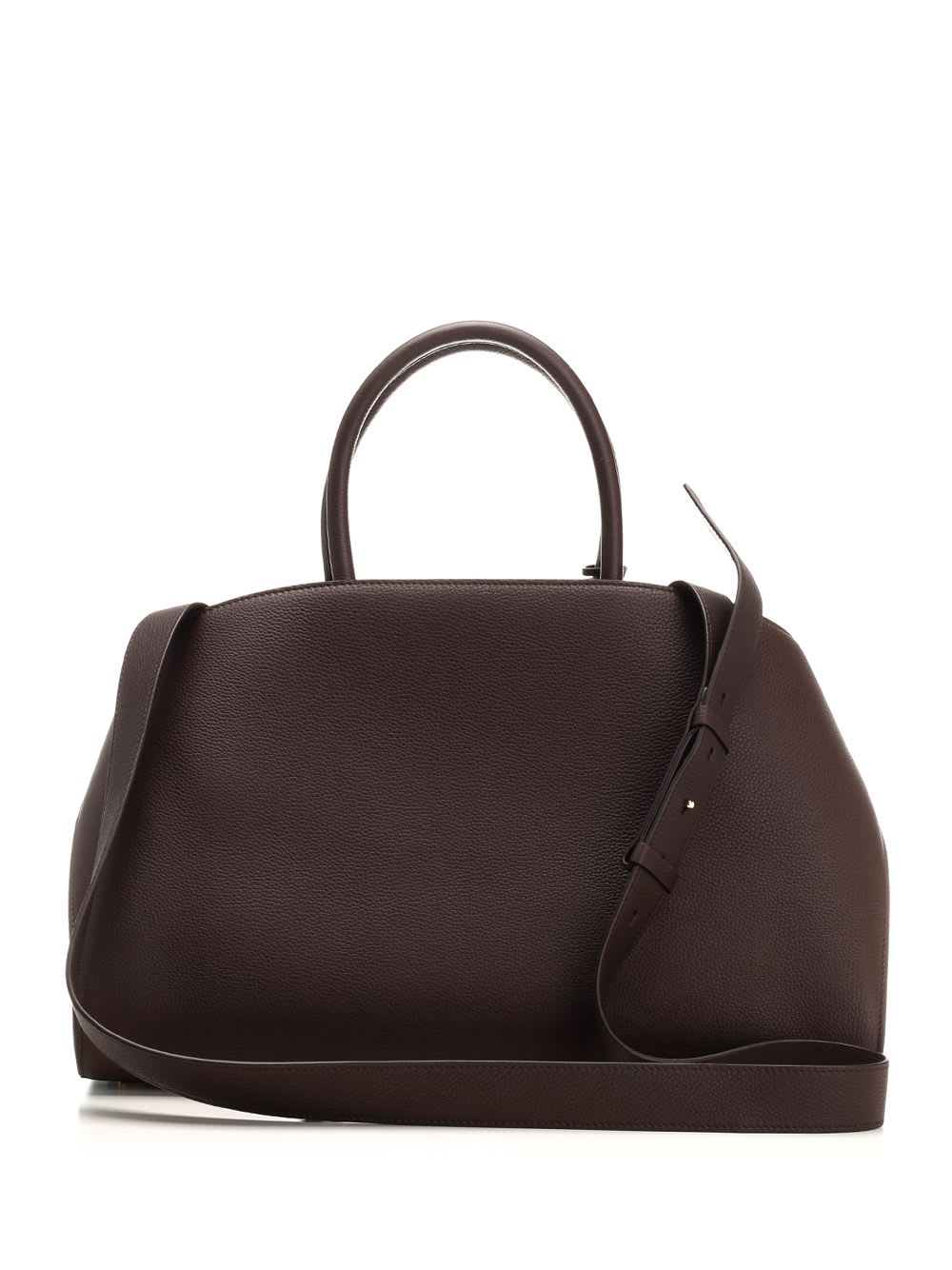 Shop Ferragamo Medium Hug Tote Bag In Brown