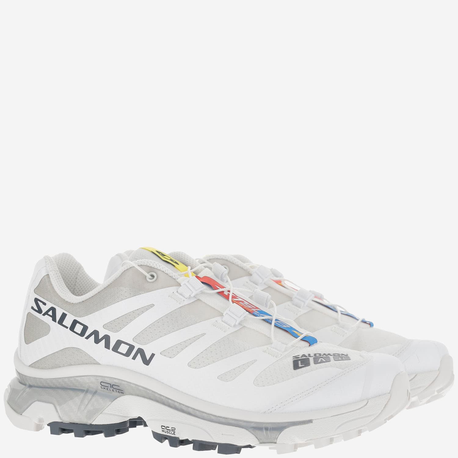 Salomon Two-tone Fabric Xt-4 Og Sneakers In White