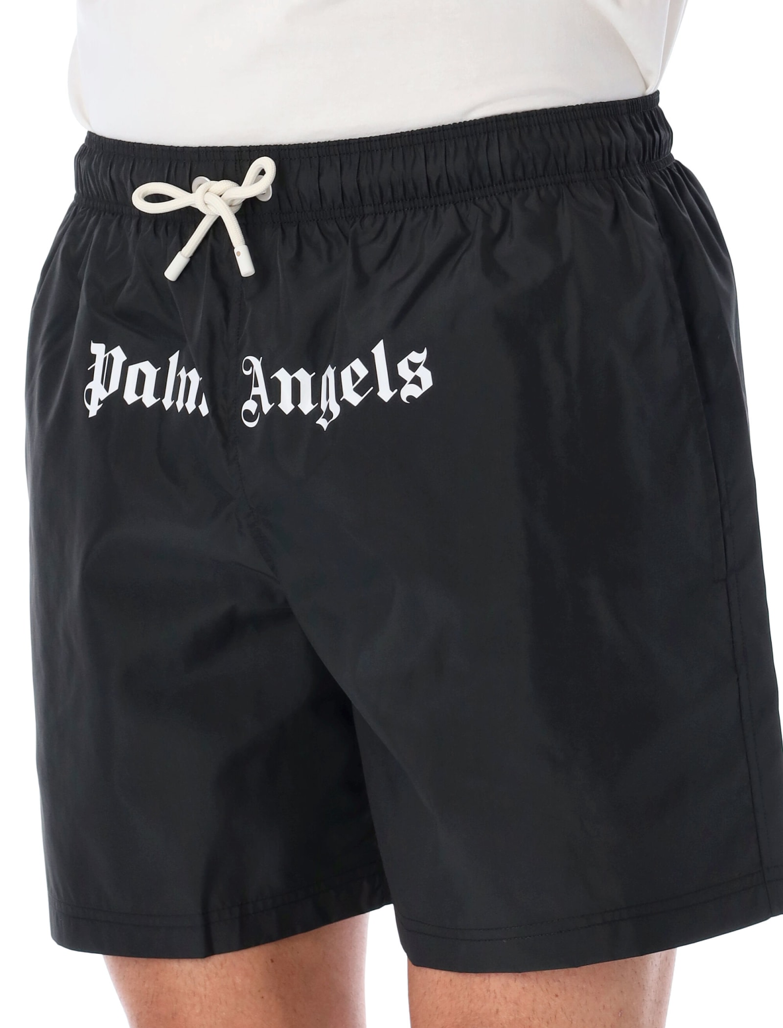 Shop Palm Angels Classic Swimshort In Black